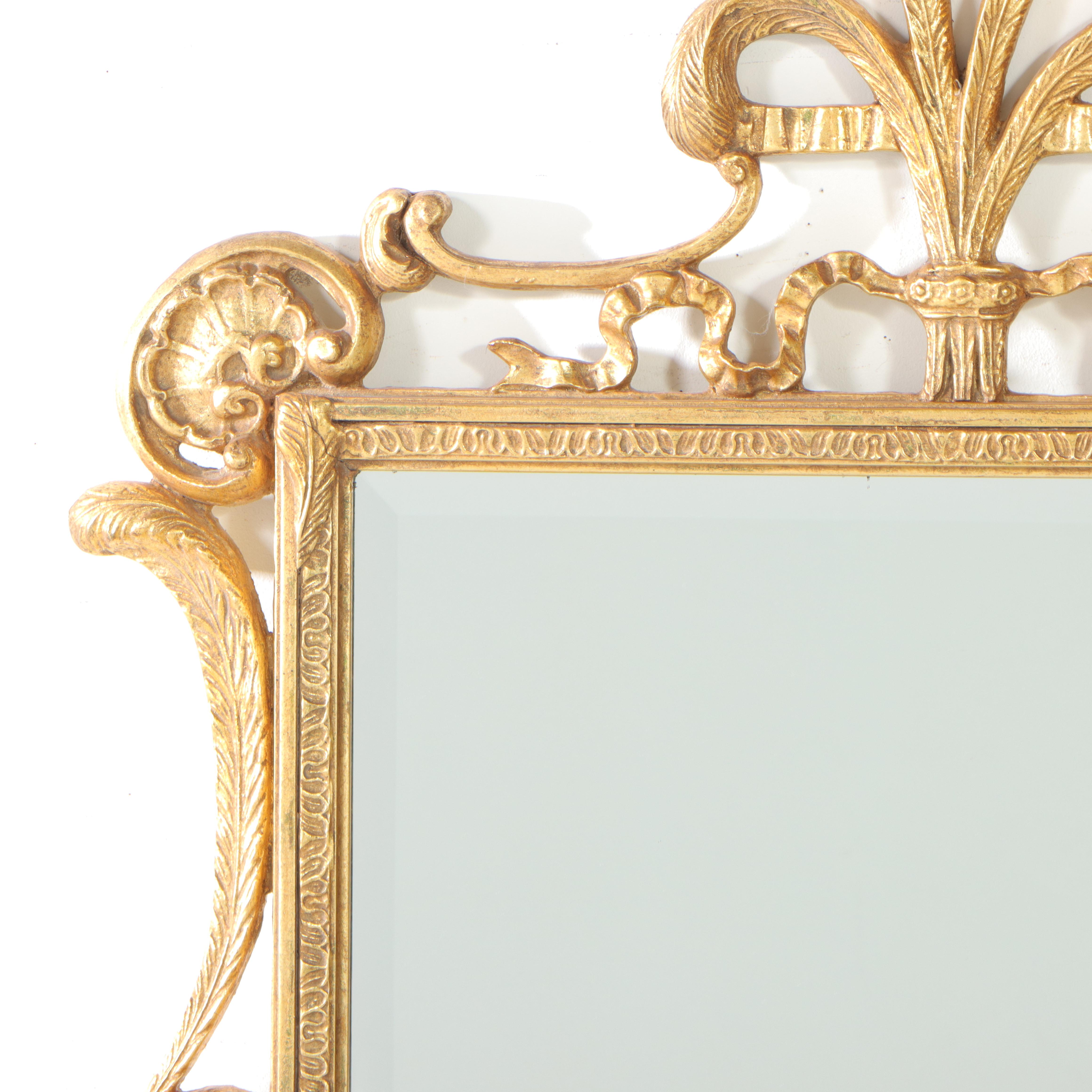 Friedman Brothers Neoclassical Style Giltwood and Composition Mirror