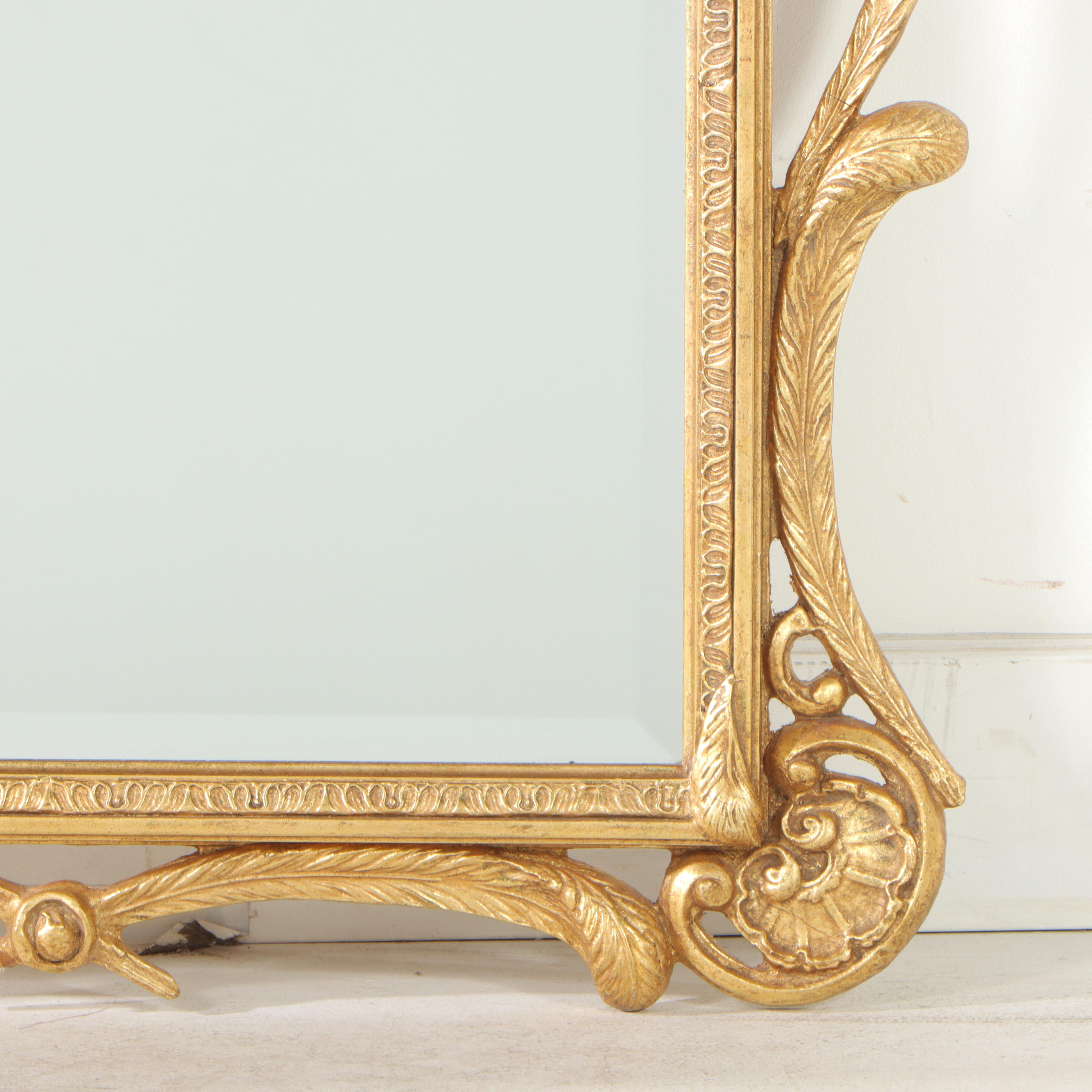 Friedman Brothers Neoclassical Style Giltwood and Composition Mirror