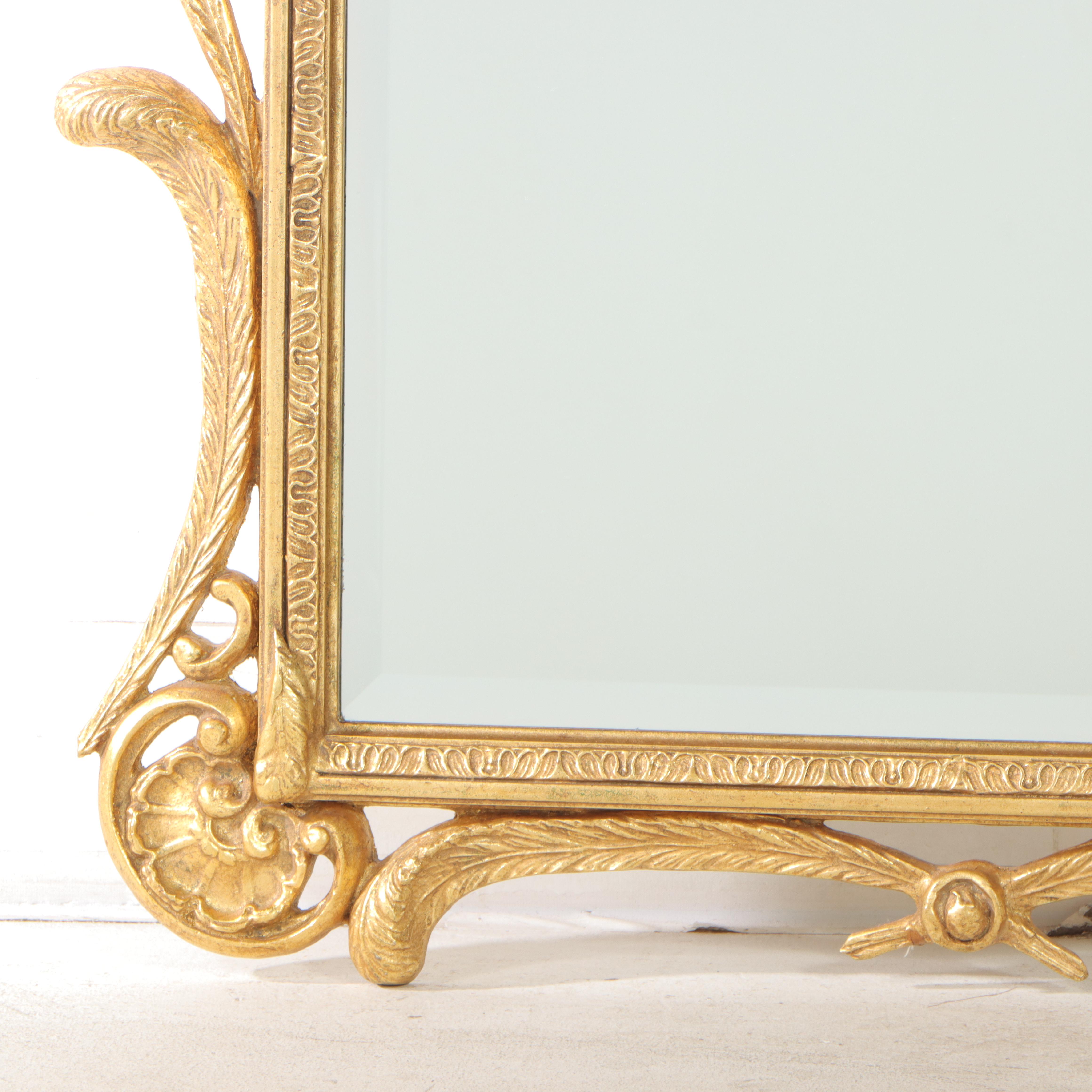 Friedman Brothers Neoclassical Style Giltwood and Composition Mirror