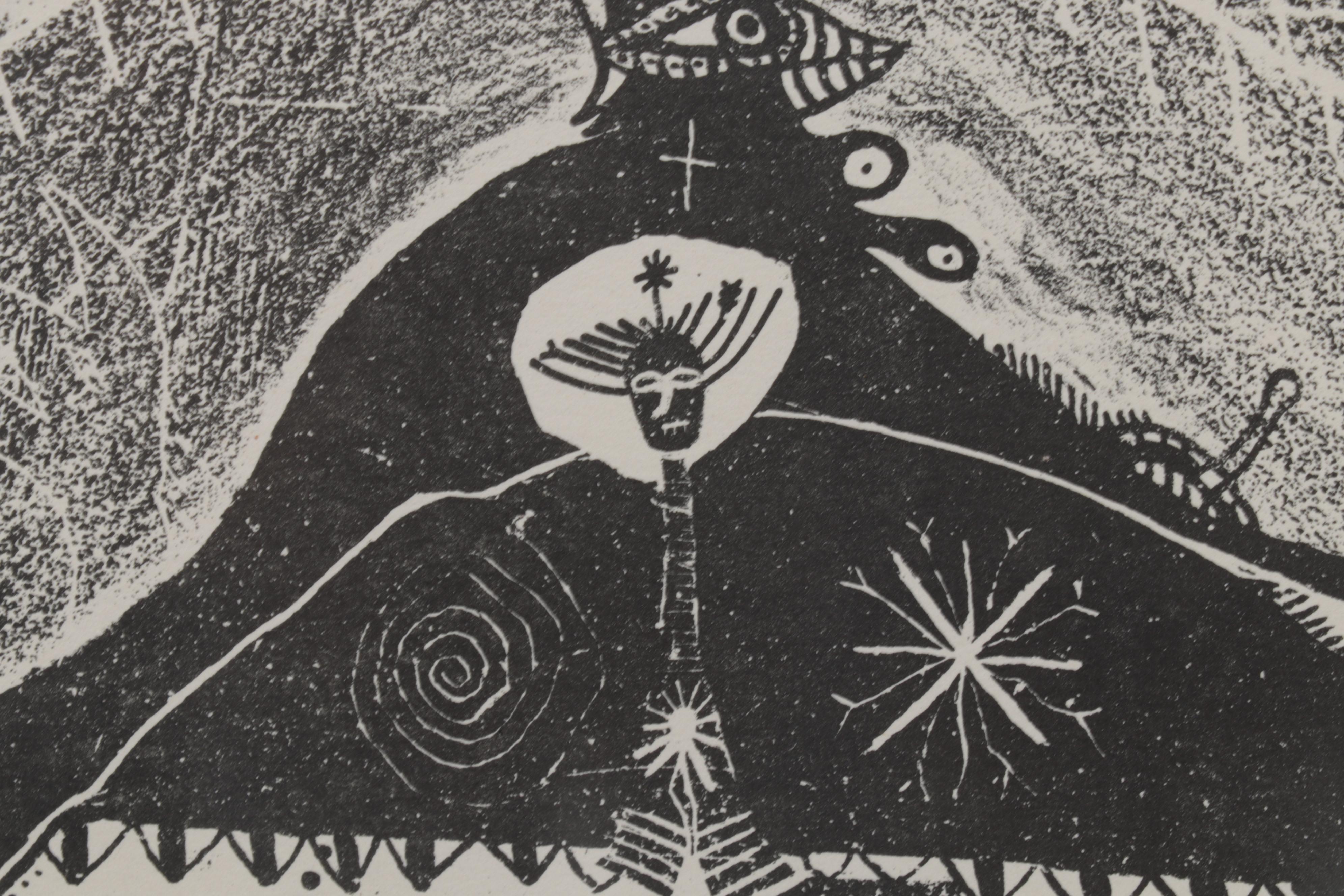 Joan Ponç Lithograph From "Deu Litografies," 1949