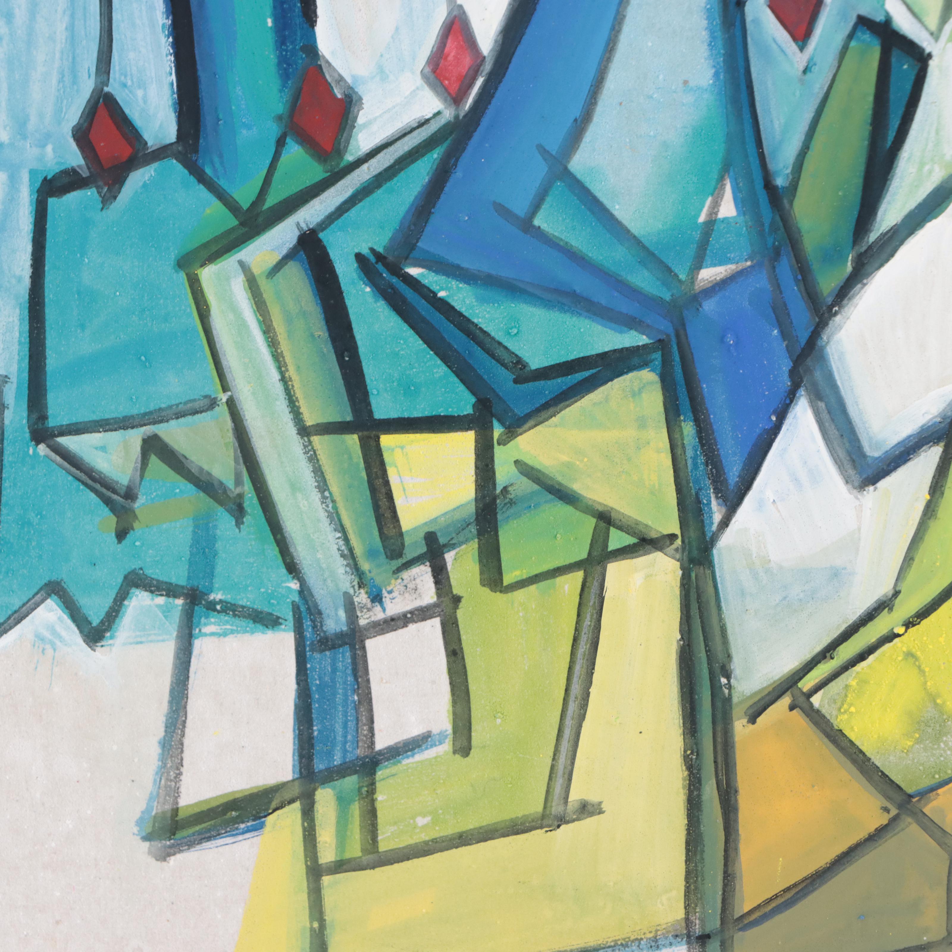 Ufuoma Evuarherhe Acrylic Painting "Three Friends," 2022