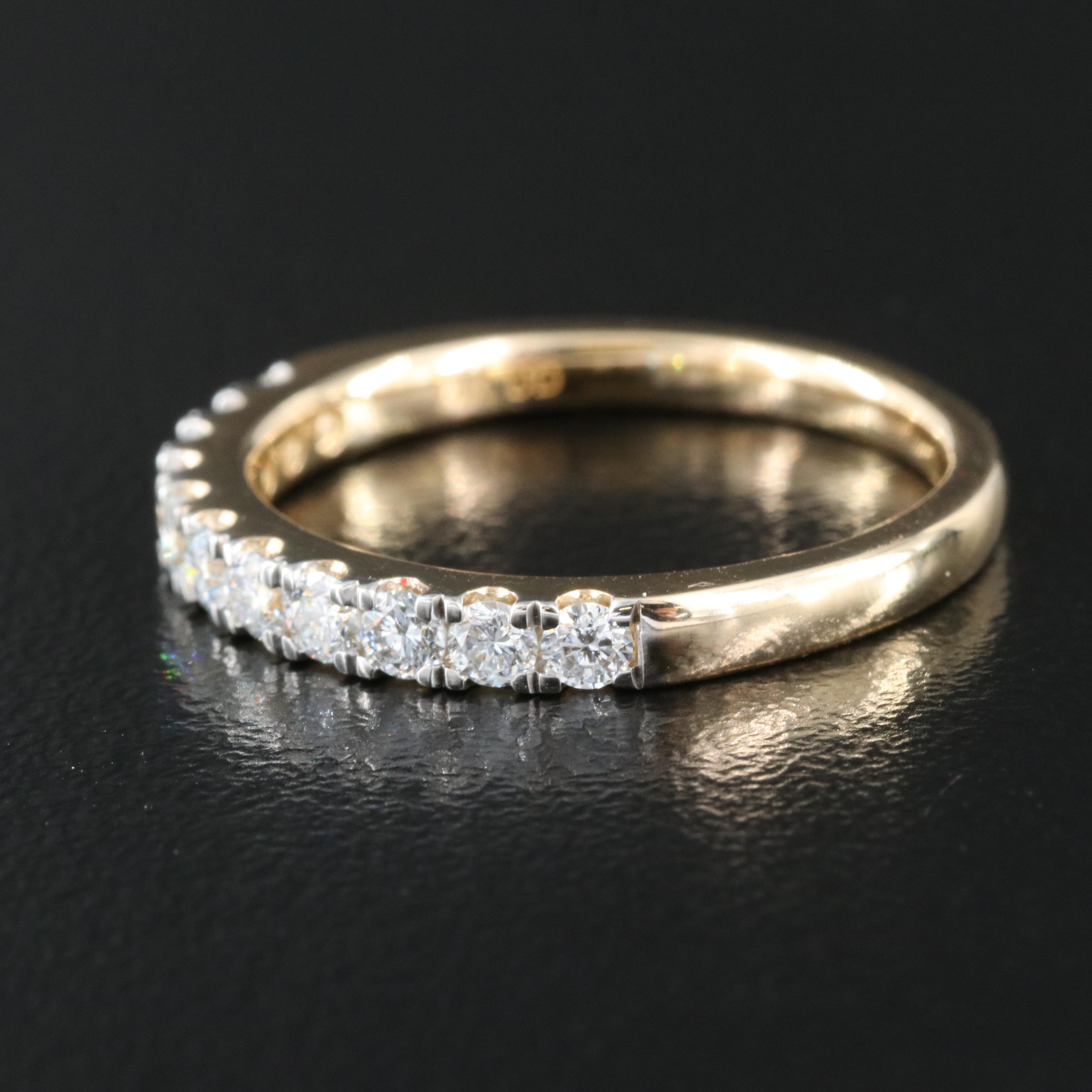 14K 0.50 CT Lab Grown Diamond Ring with IGI Online Report