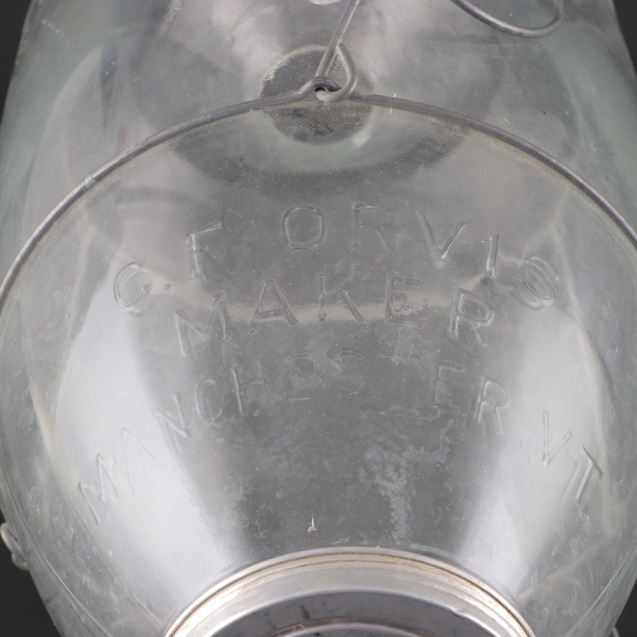 C.F. Orvis Glass Minnow Trap with Wire Stand