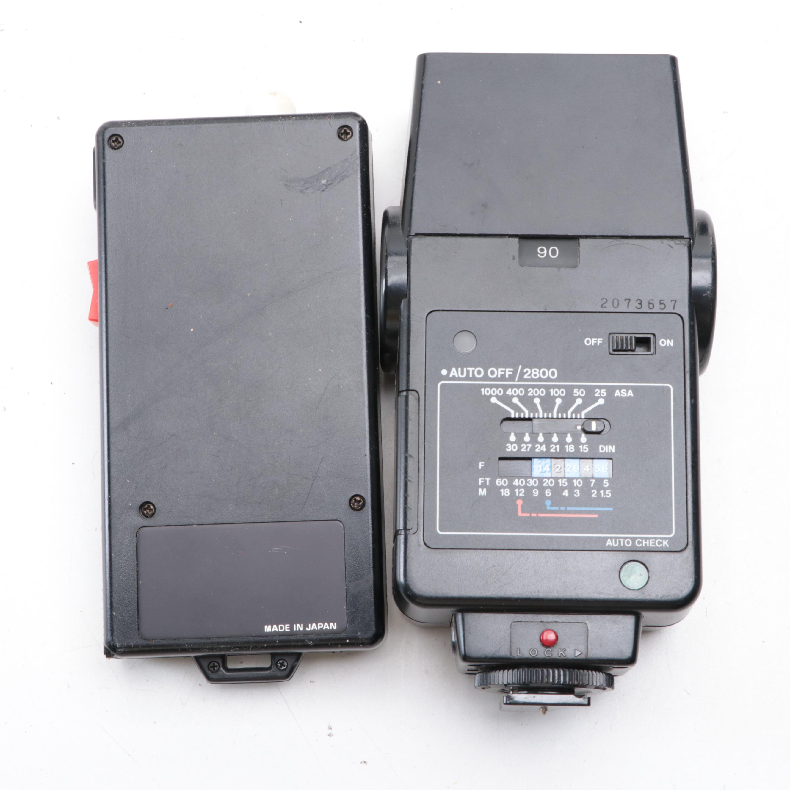 Fujica STX-1 SLR Camera with Case, Flashes, Lens and More Accessories