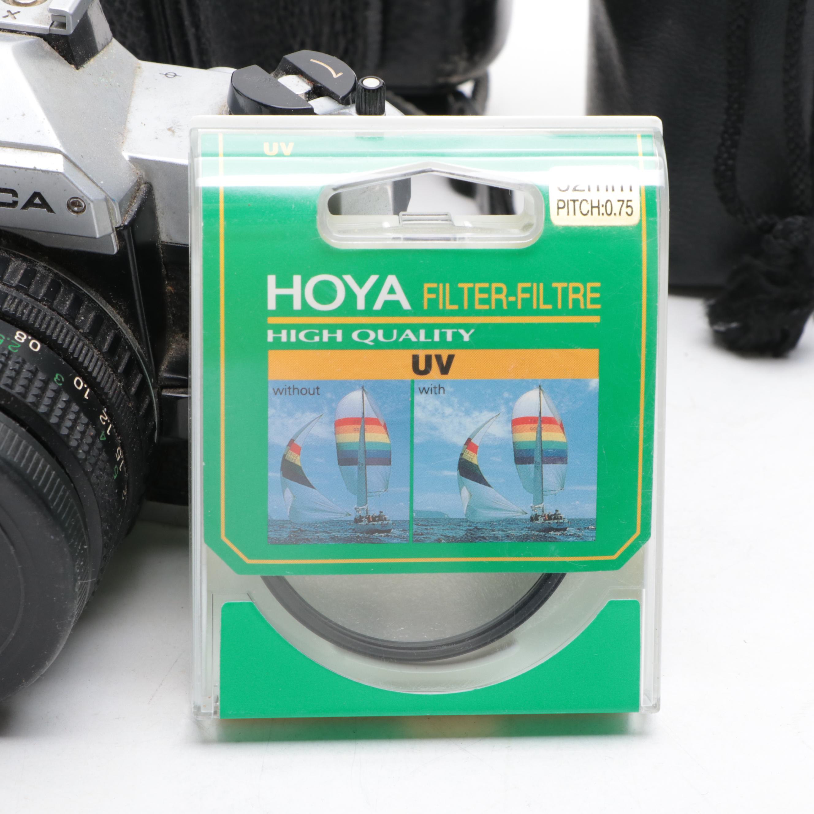 Fujica STX-1 SLR Camera with Case, Flashes, Lens and More Accessories