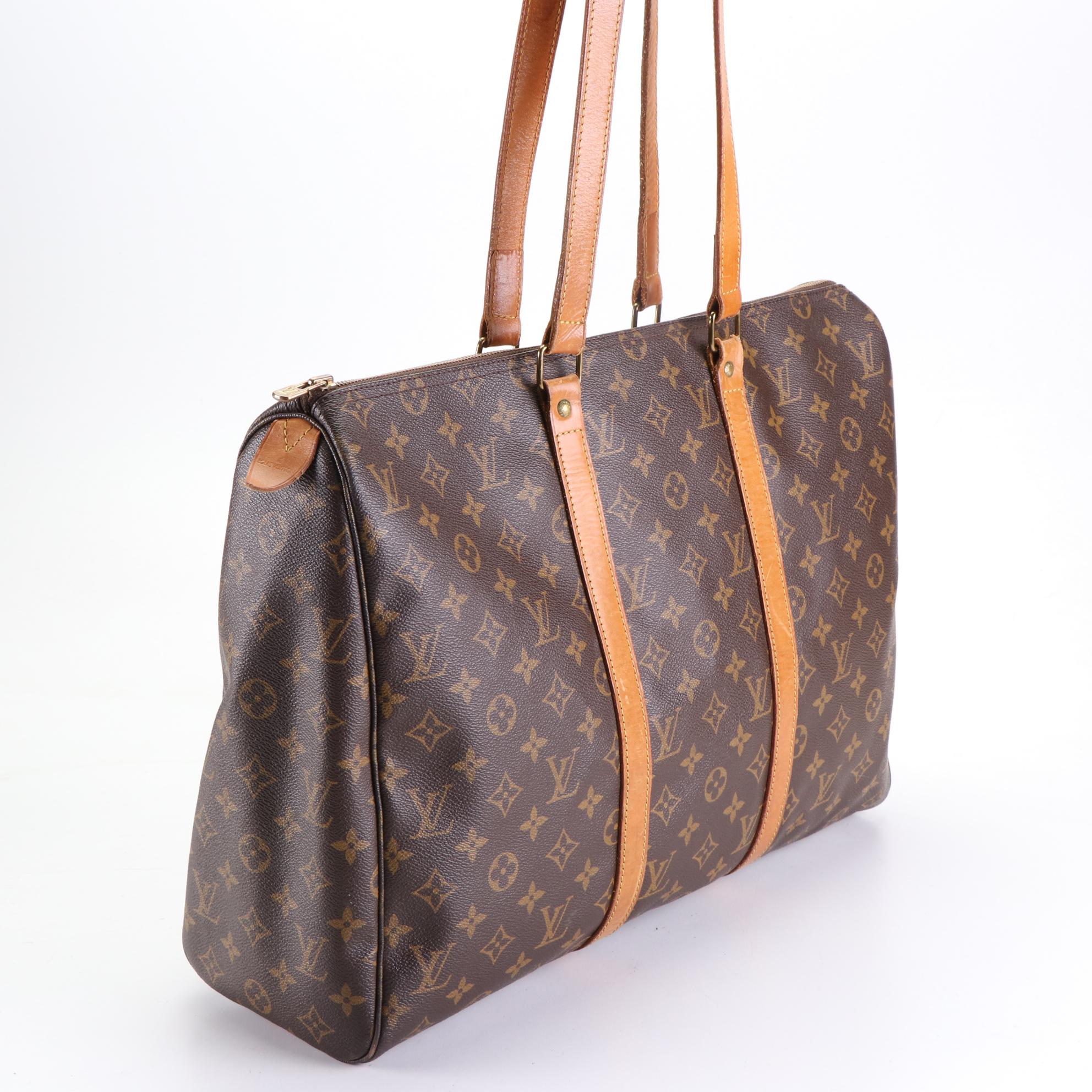 Louis Vuitton Sac Flanerie 45 Bag in Monogram Canvas and Vachetta Leather