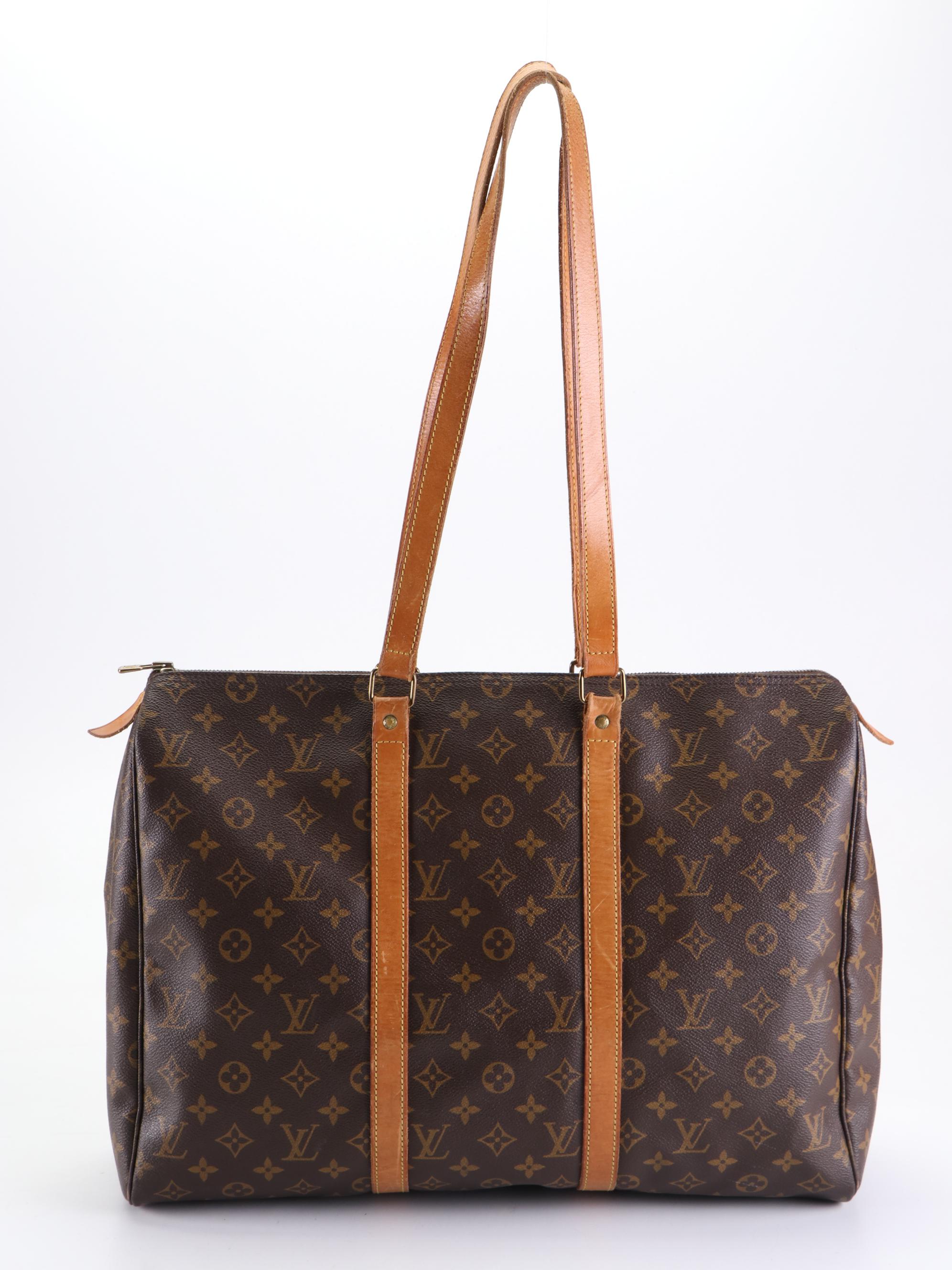 Louis Vuitton Sac Flanerie 45 Bag in Monogram Canvas and Vachetta Leather