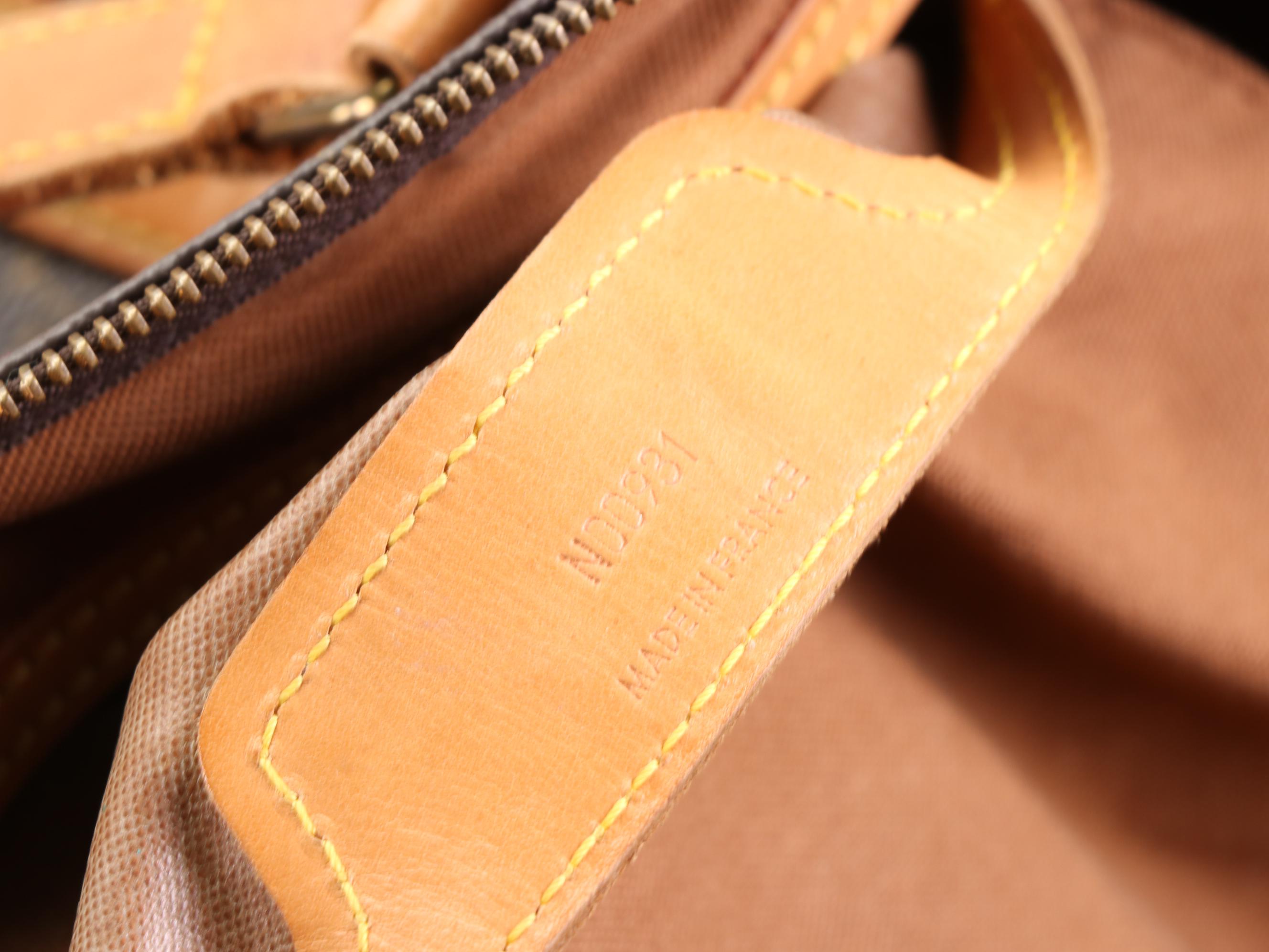 Louis Vuitton Sac Flanerie 45 Bag in Monogram Canvas and Vachetta Leather