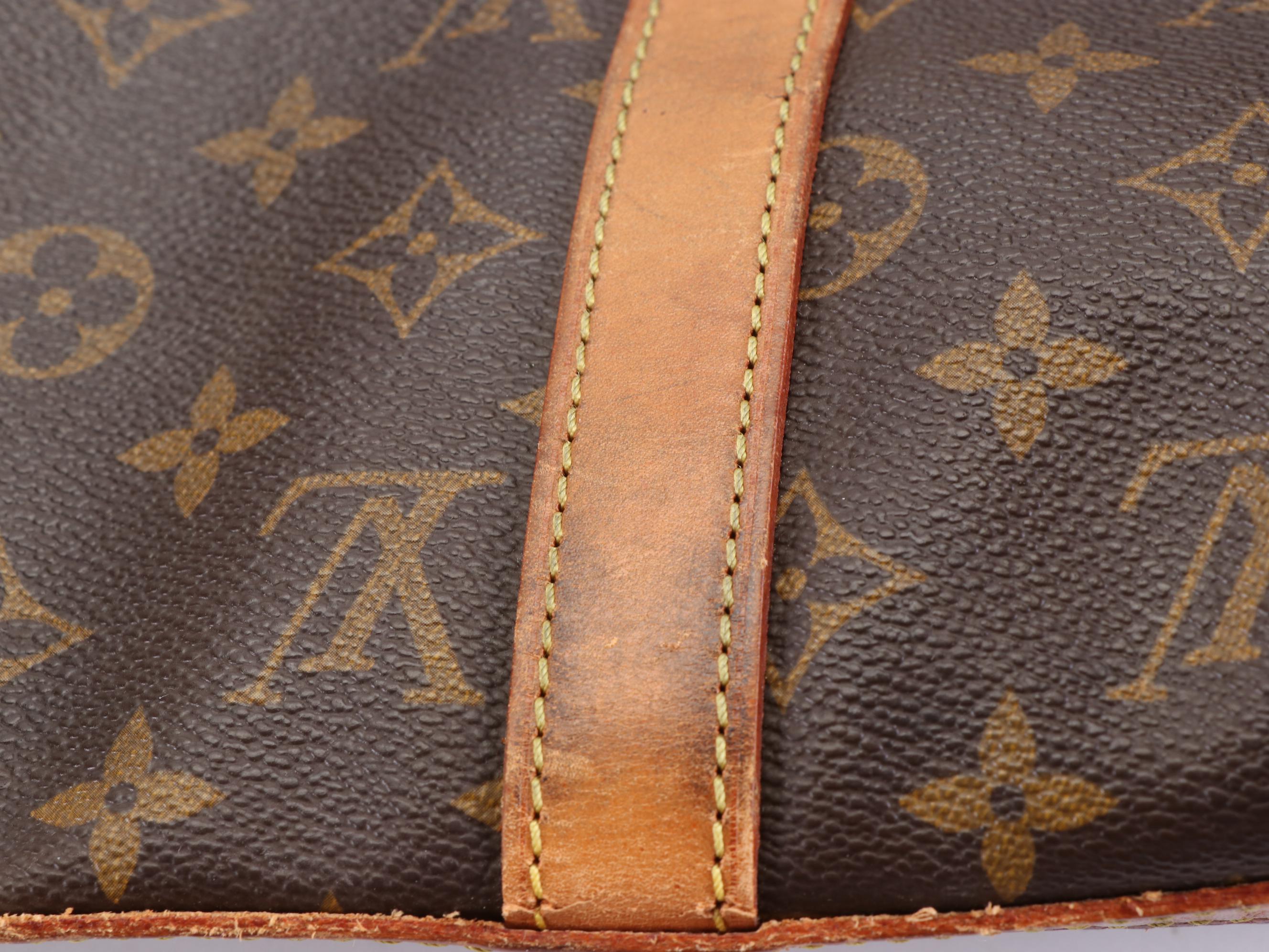 Louis Vuitton Sac Flanerie 45 Bag in Monogram Canvas and Vachetta Leather