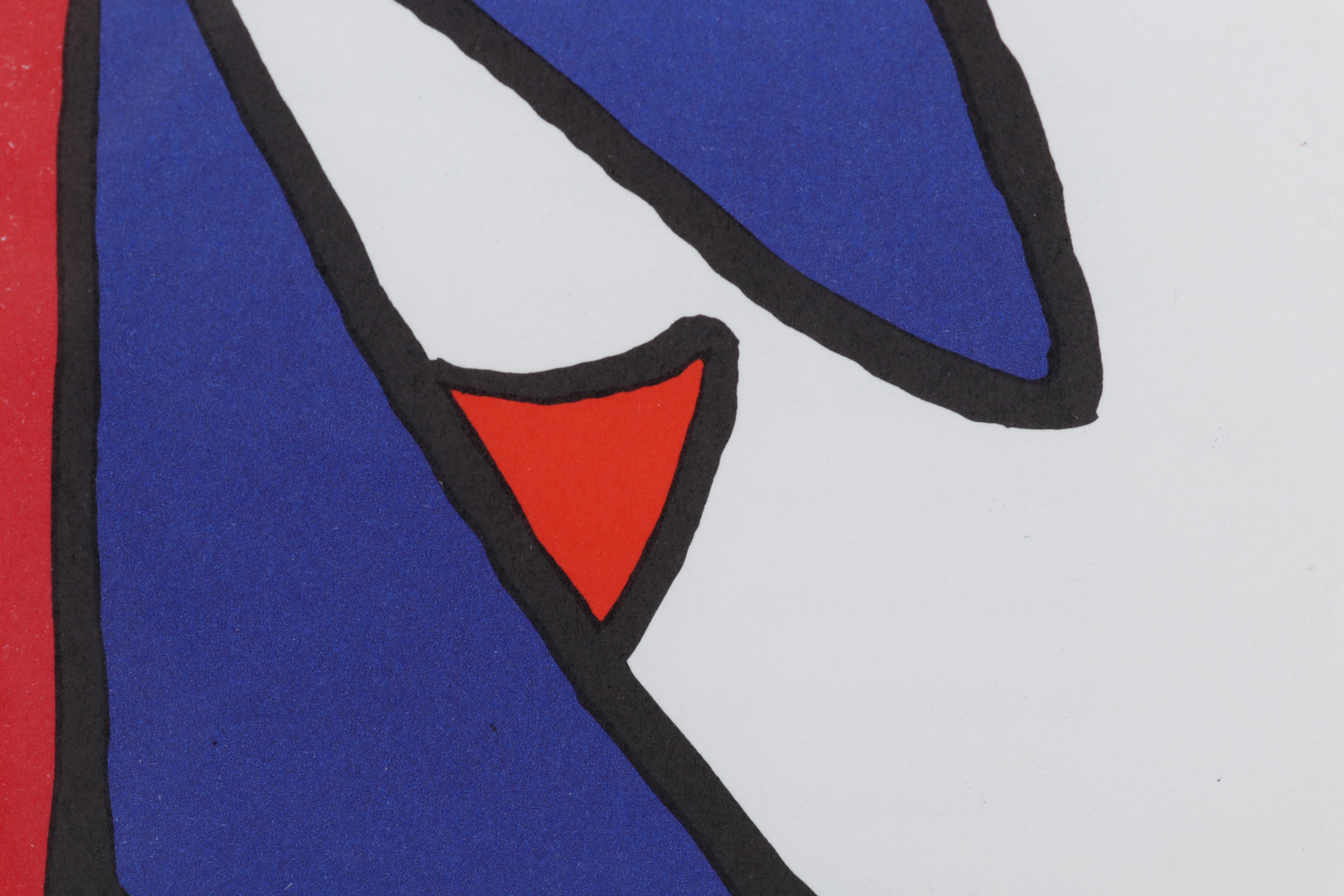 Alexander Calder Color Lithograph for "Derrière le Miroir," 1963
