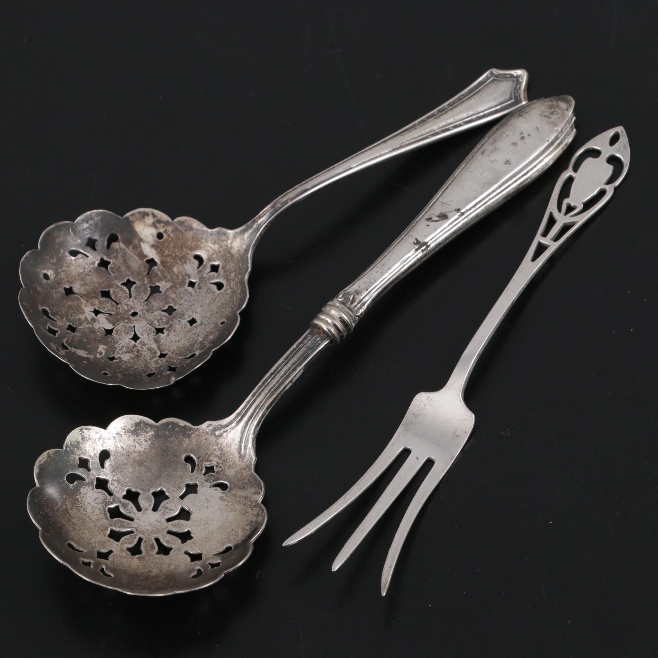 American Sterling Silver Utensils with La Mignonne Opera Glasses and More