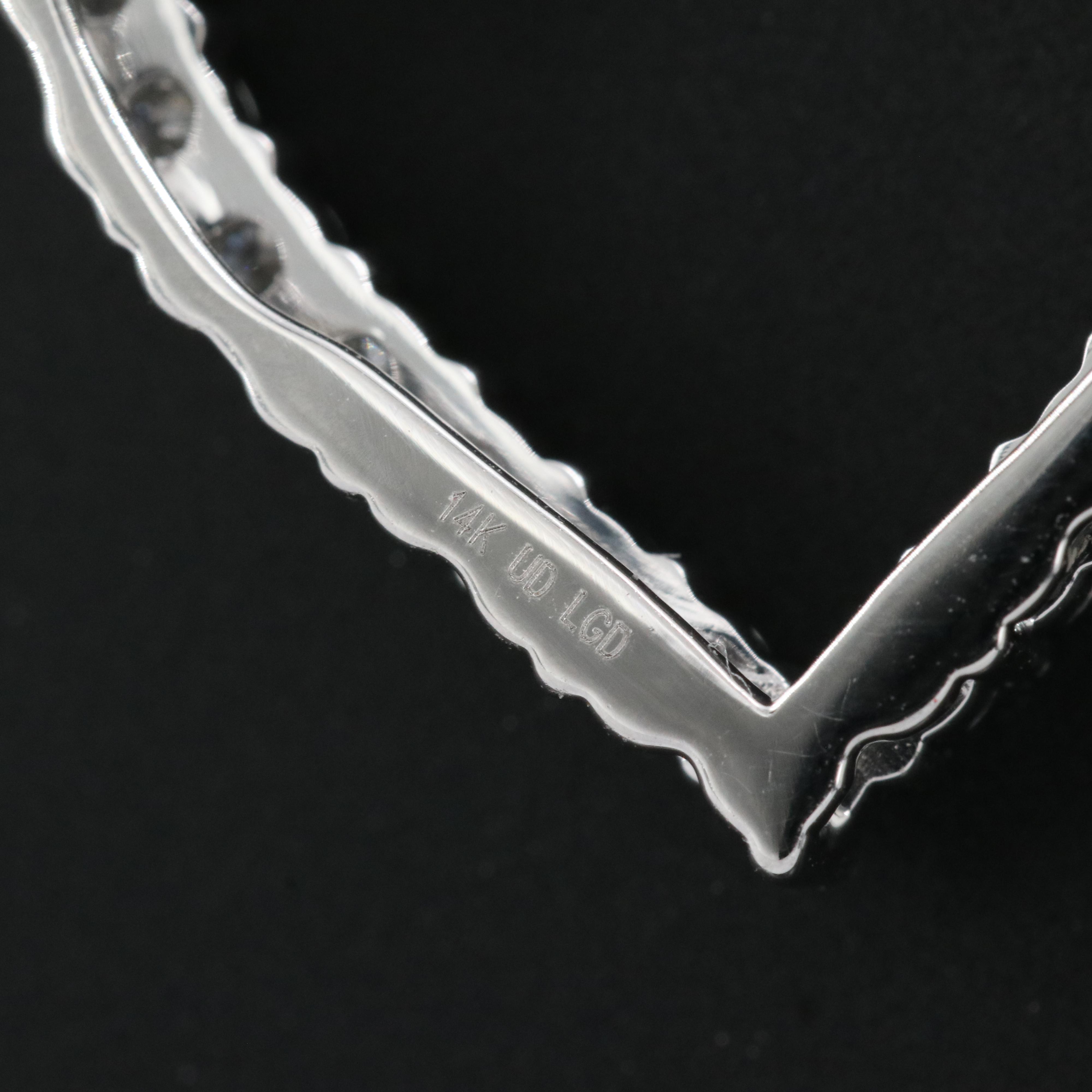 14K 1.00 CTW Lab Grown Diamond Heart Necklace with IGI Online Report