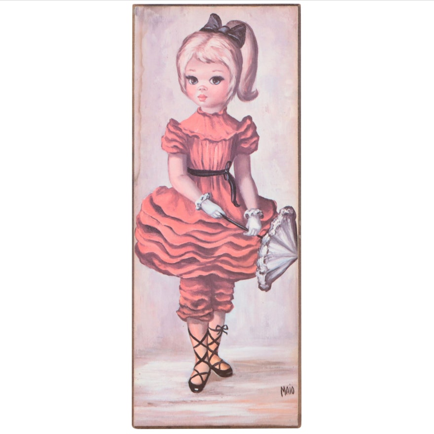 Offset Lithograph After Maio "Bloomer Girl"