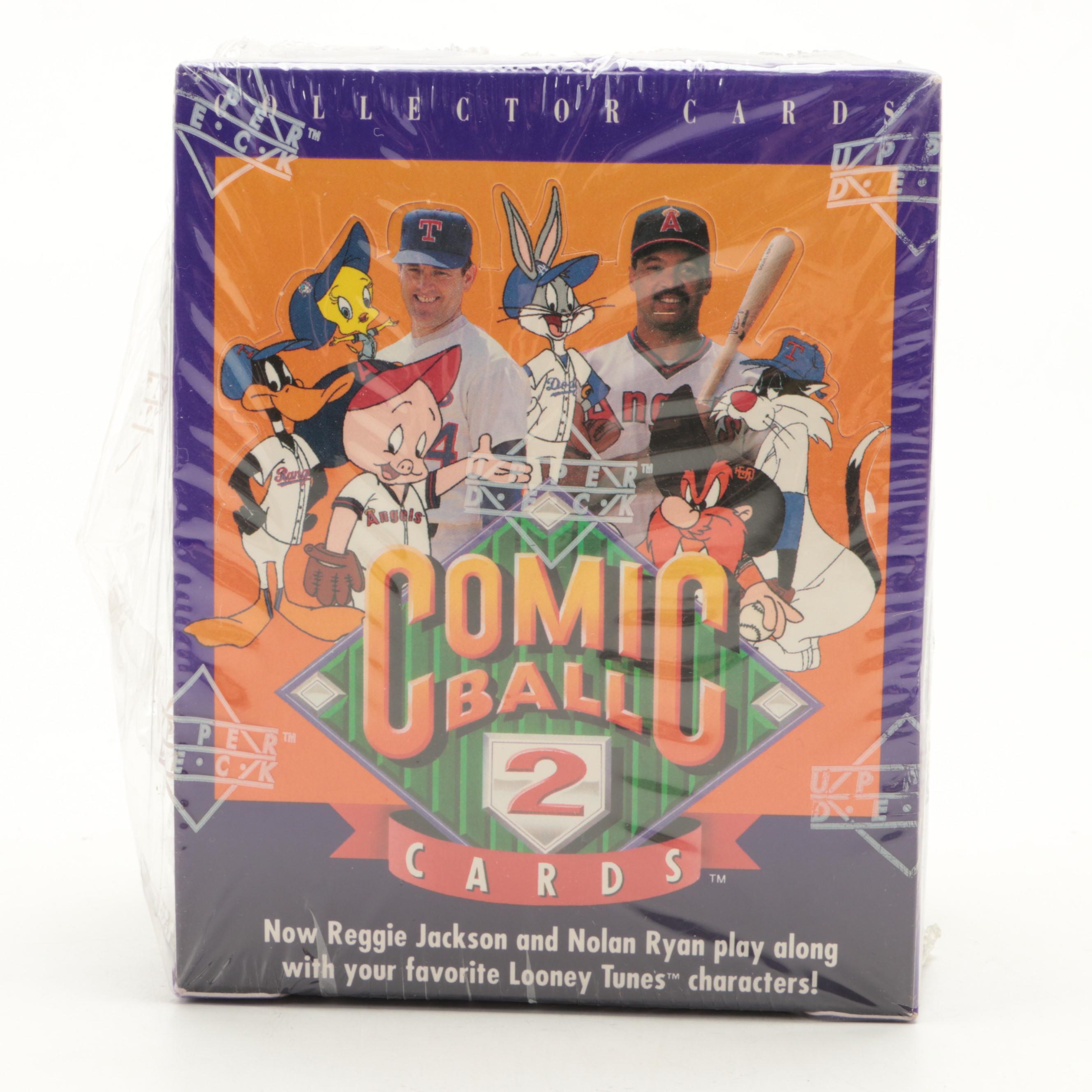 Upper Deck Comic Ball, NFL Pro Set and Other Sealed Card Boxes, 1990s