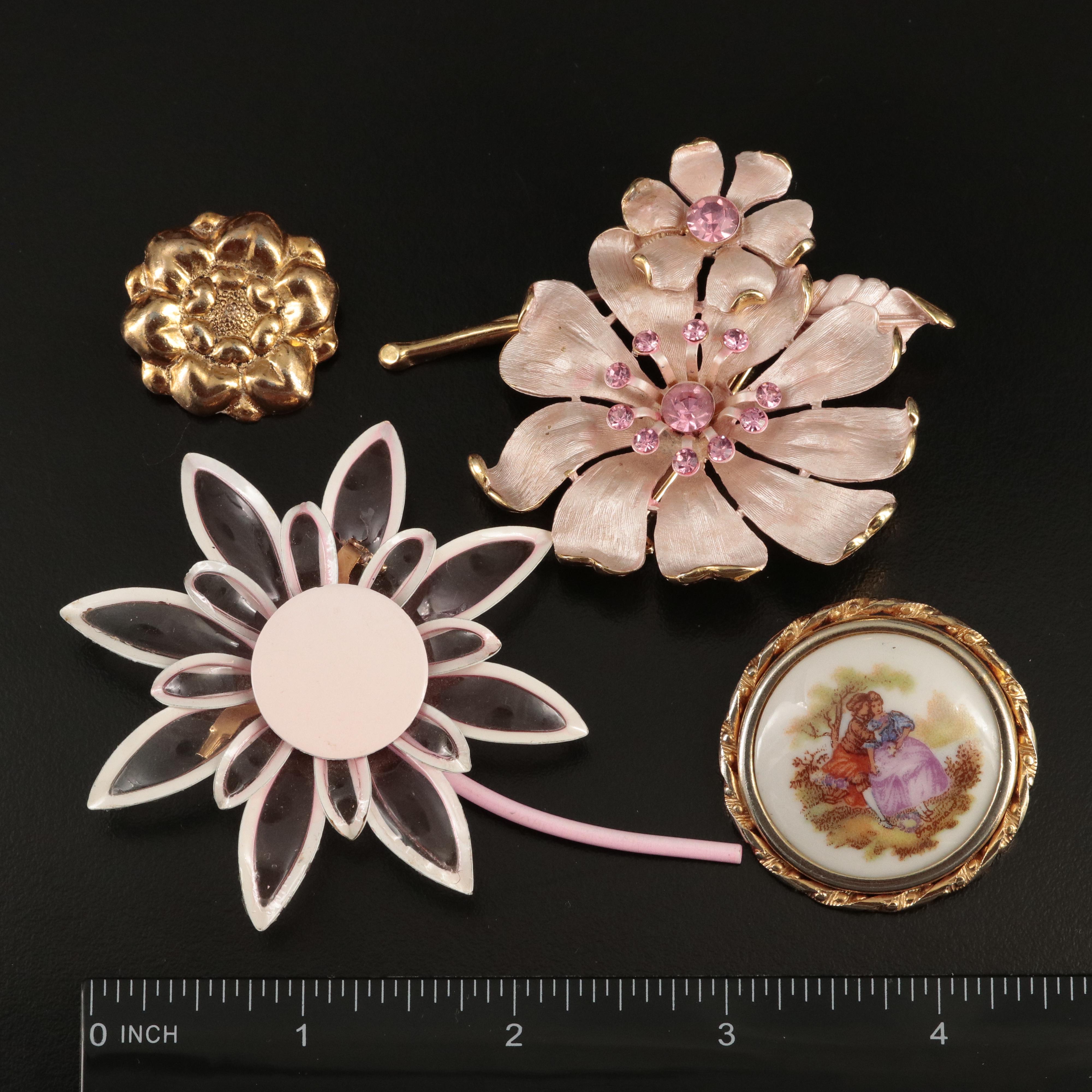 Kramer and BSK Featured in Jewelry Including Sterling and Faux Pearl