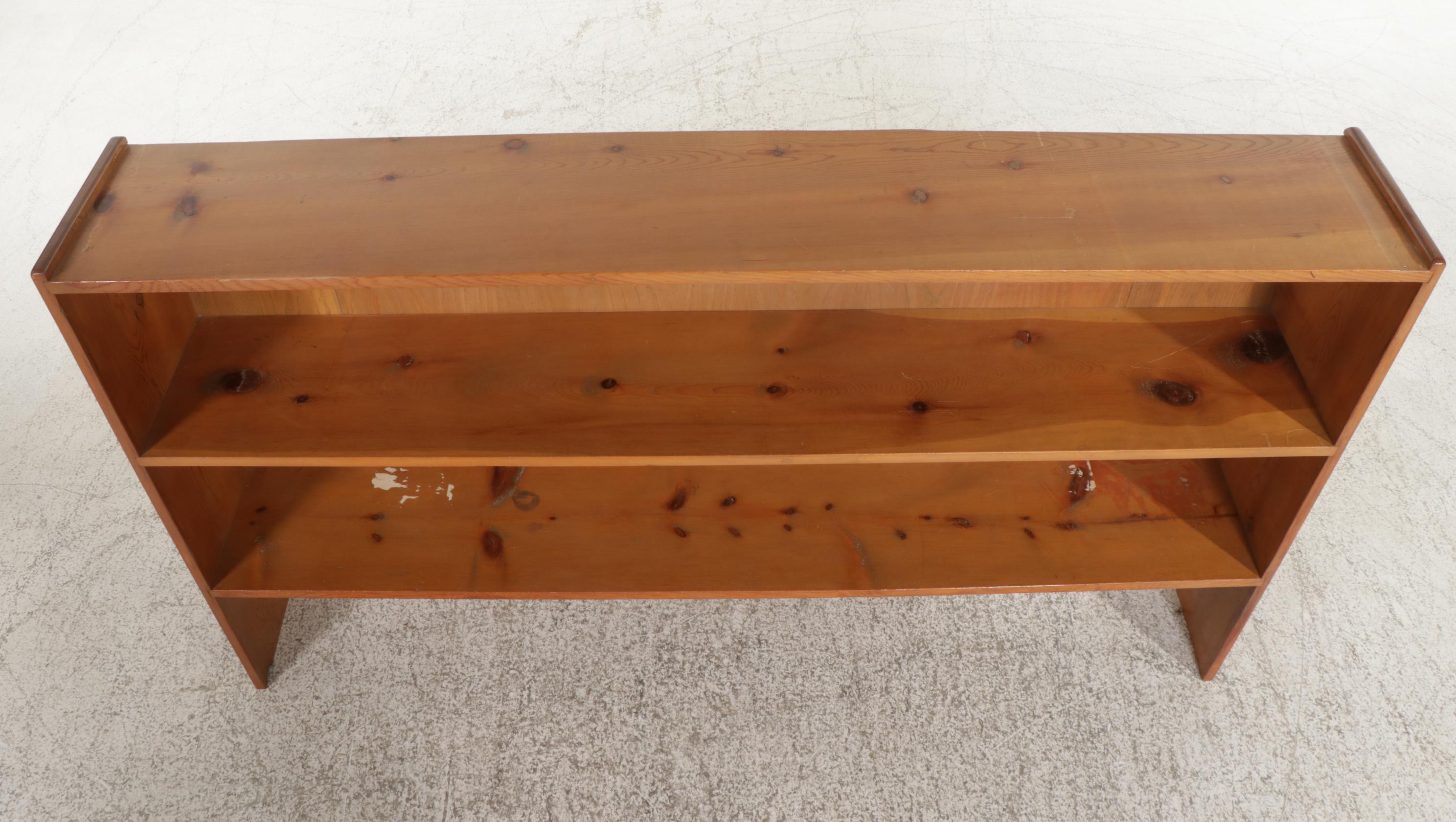 Custom Pine Bookcase, Late 20th Century