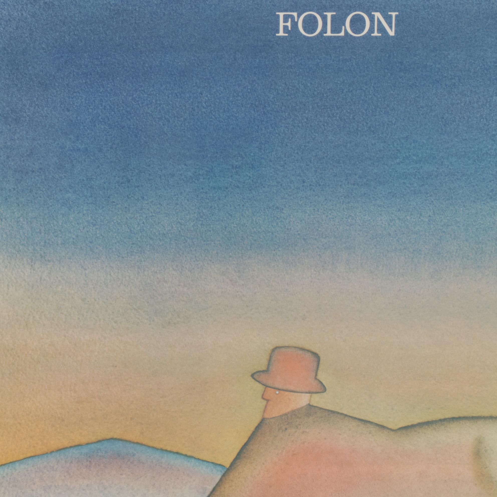 Exhibition Poster Offset Lithograph After Jean-Michel Folon, 1977