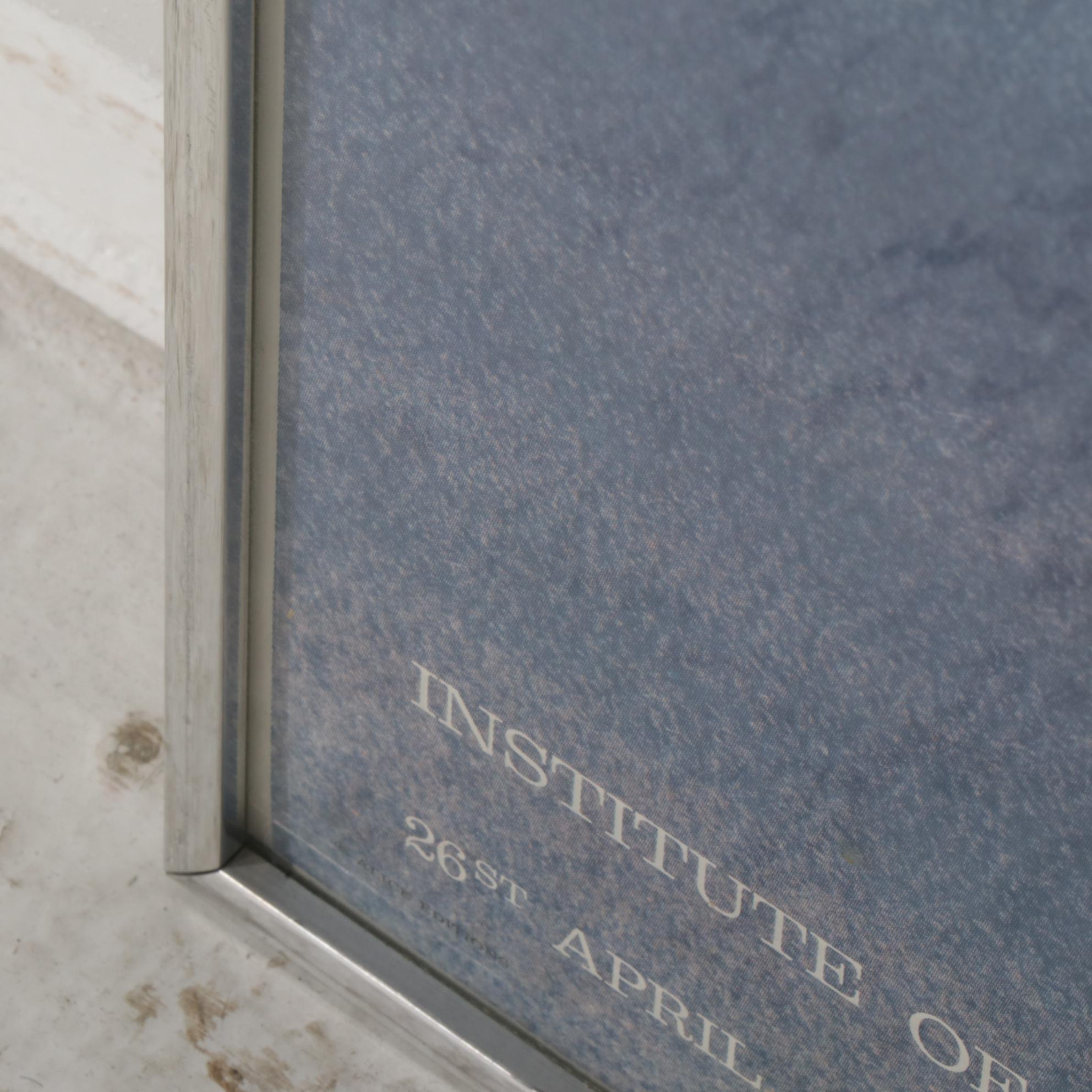 Exhibition Poster Offset Lithograph After Jean-Michel Folon, 1977