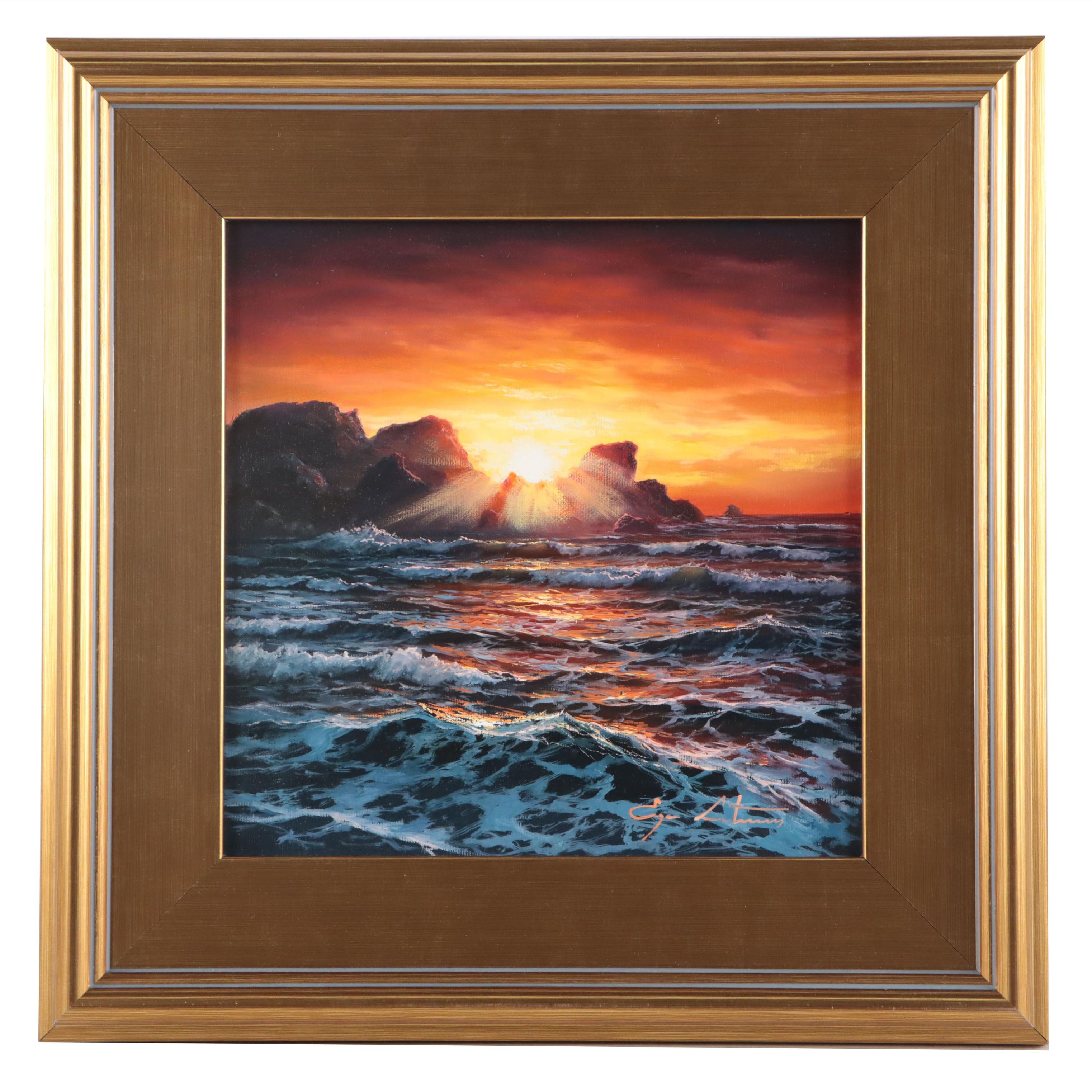 Jevgenijus Litvinas Oil Painting of Seascape