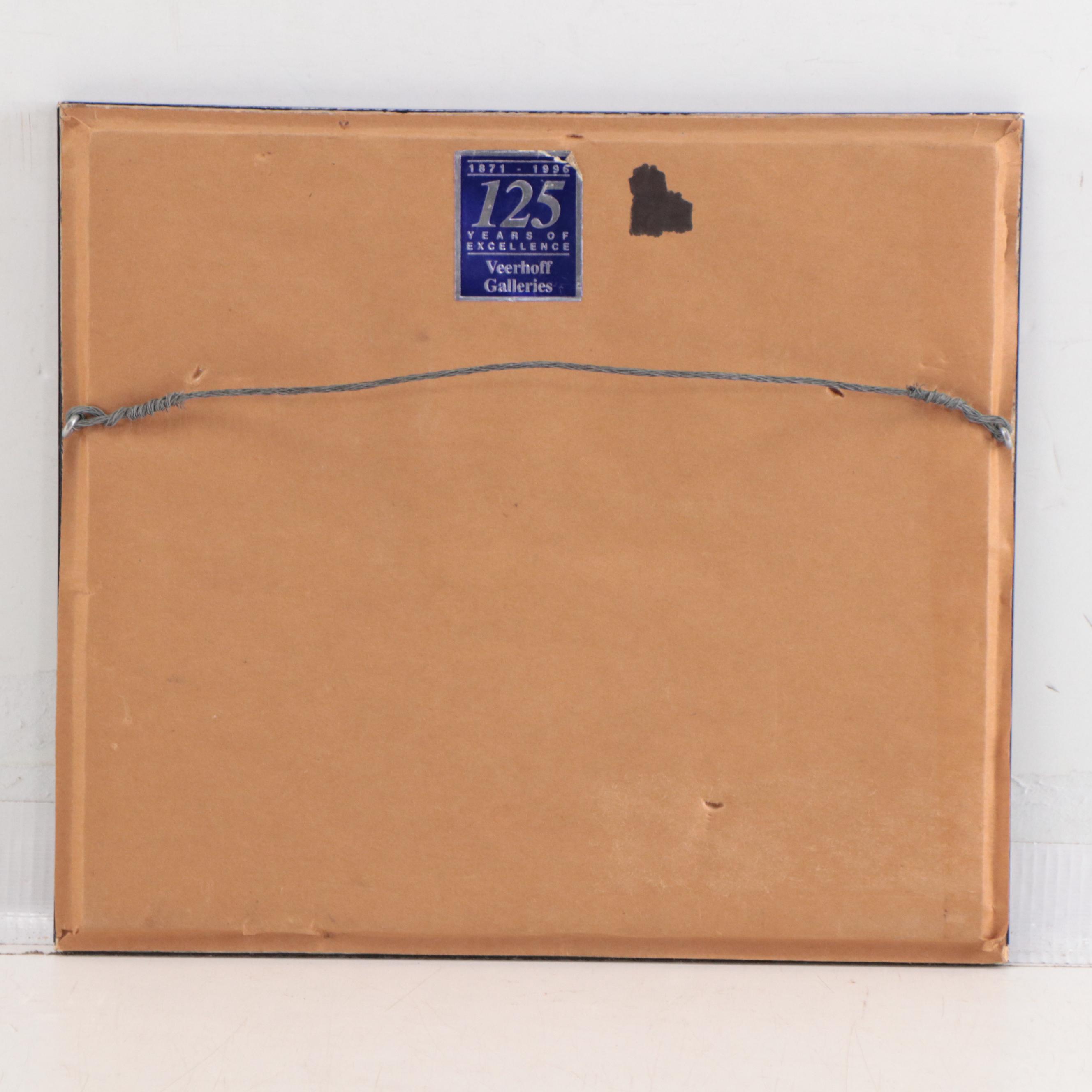 Hand-Colored Wood Engraving "Grand March and Review of the Union Army"