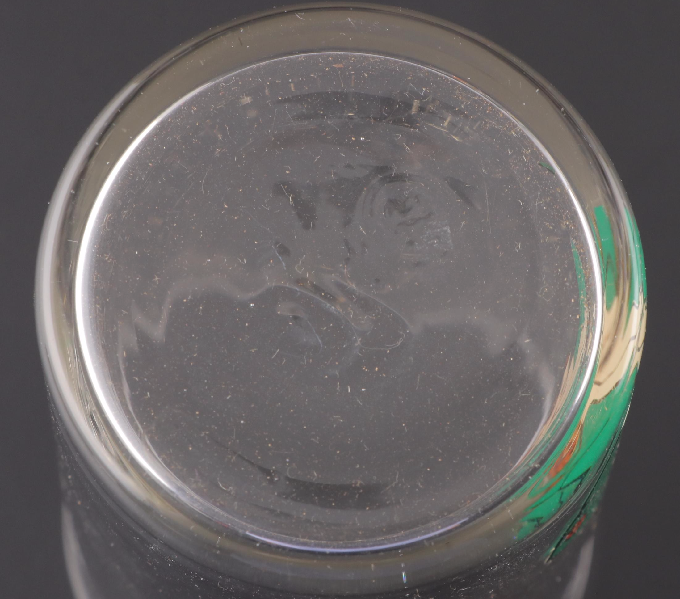 Libbey Peek-A-Boo Glass Tumblers, Mid-20th Century