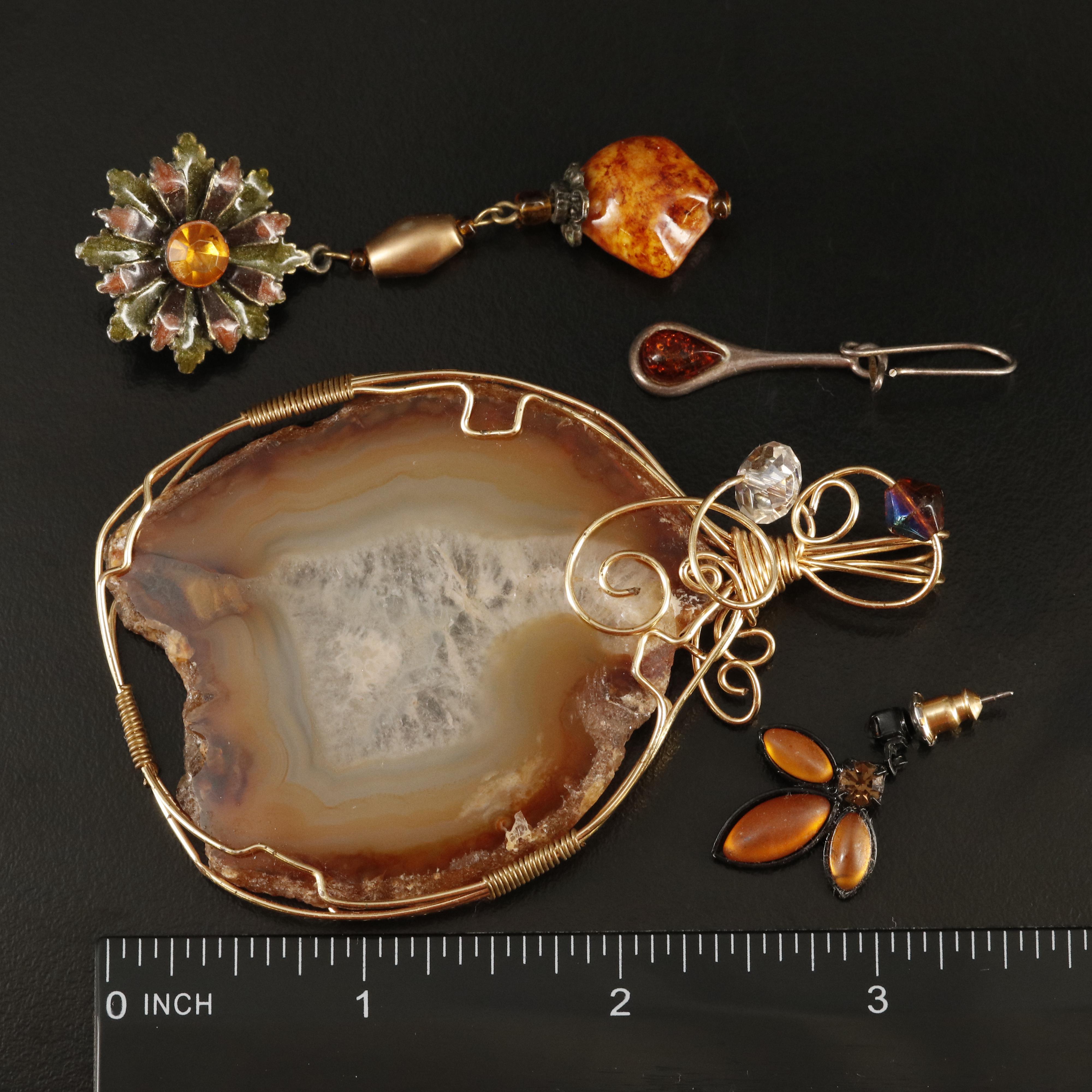 Jewelry Collection Featuring Sterling, Agate and Tiger's Eye