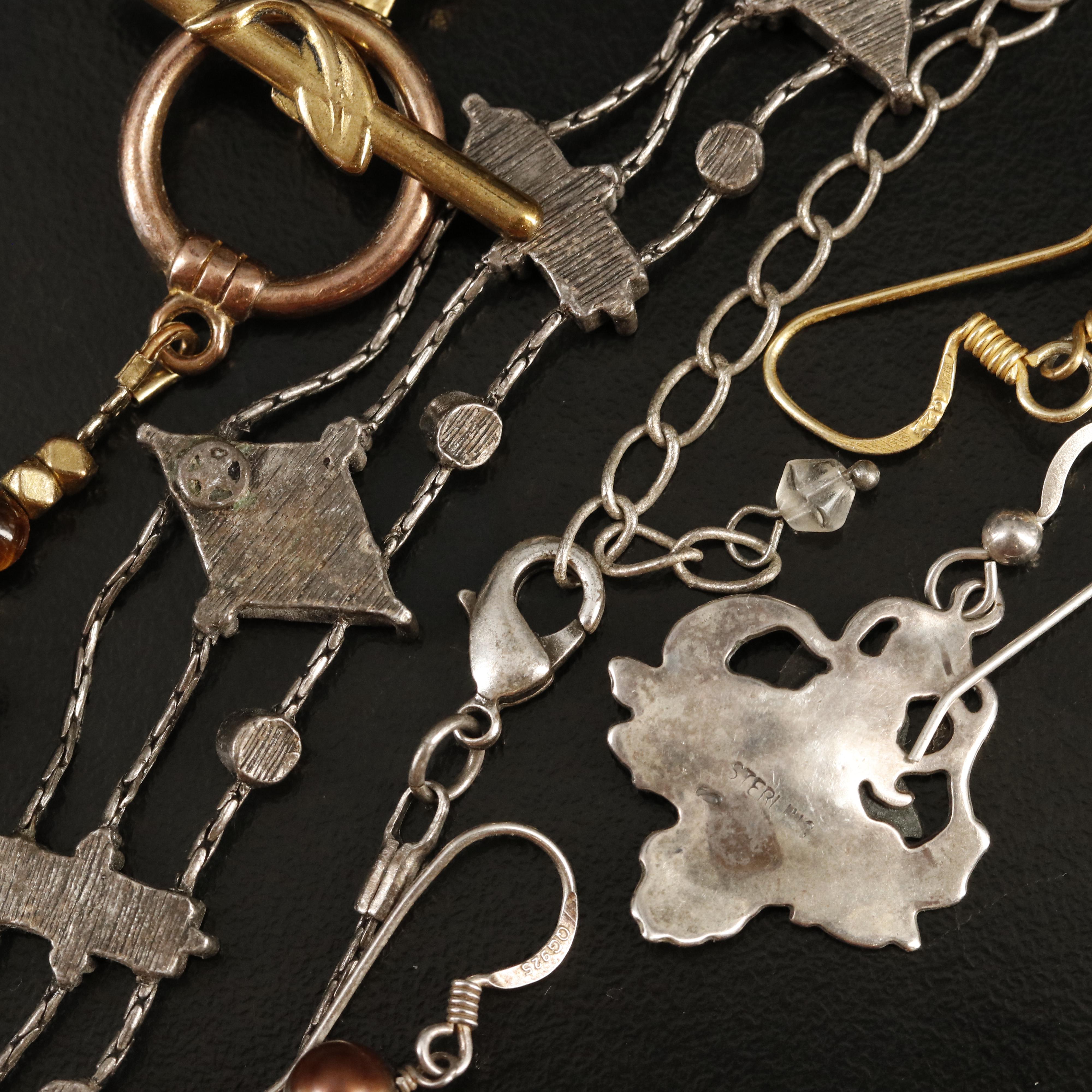 Jewelry Collection Featuring Sterling, Agate and Tiger's Eye