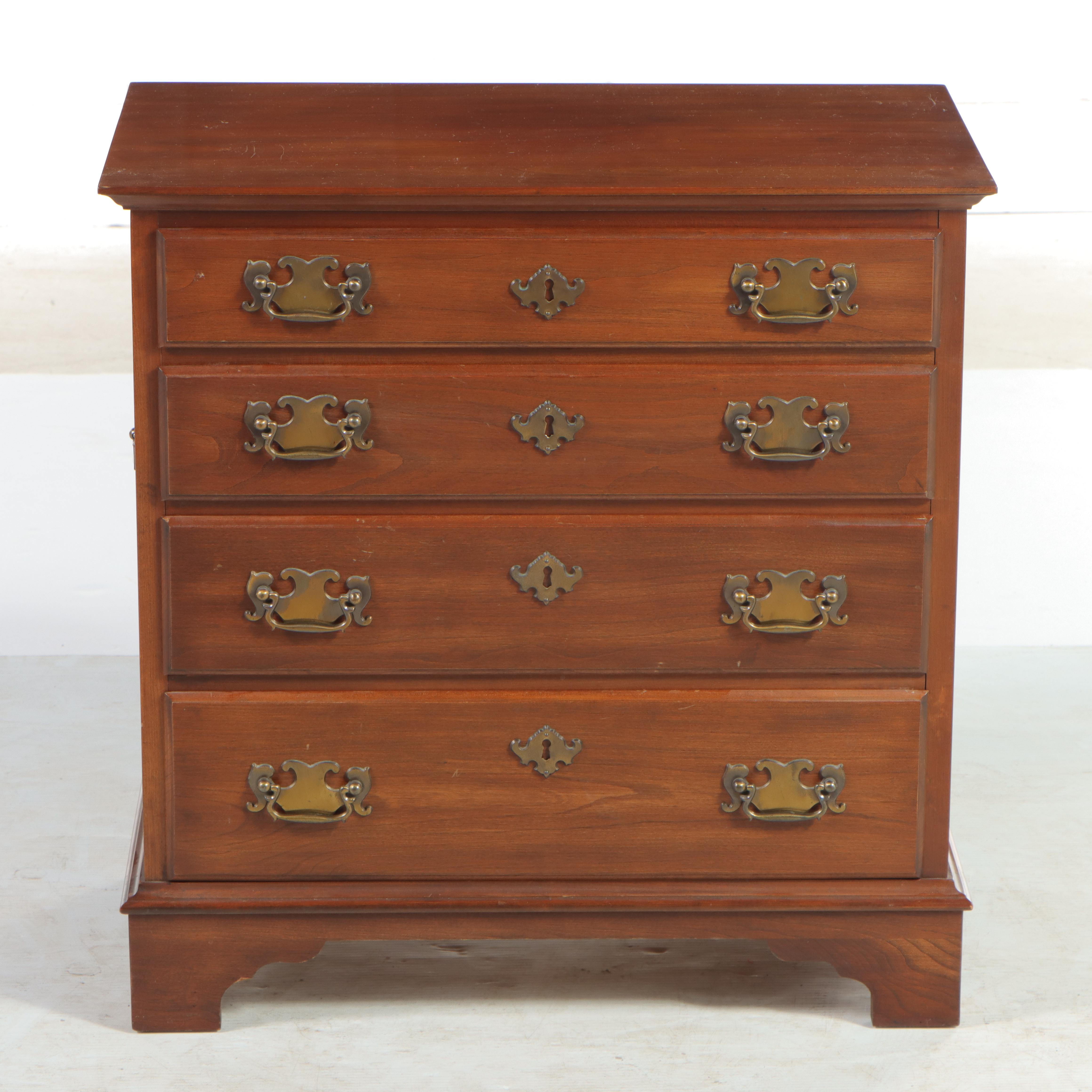 Small Pennsylvania House Federal Style Cherrywood Four-Drawer Chest