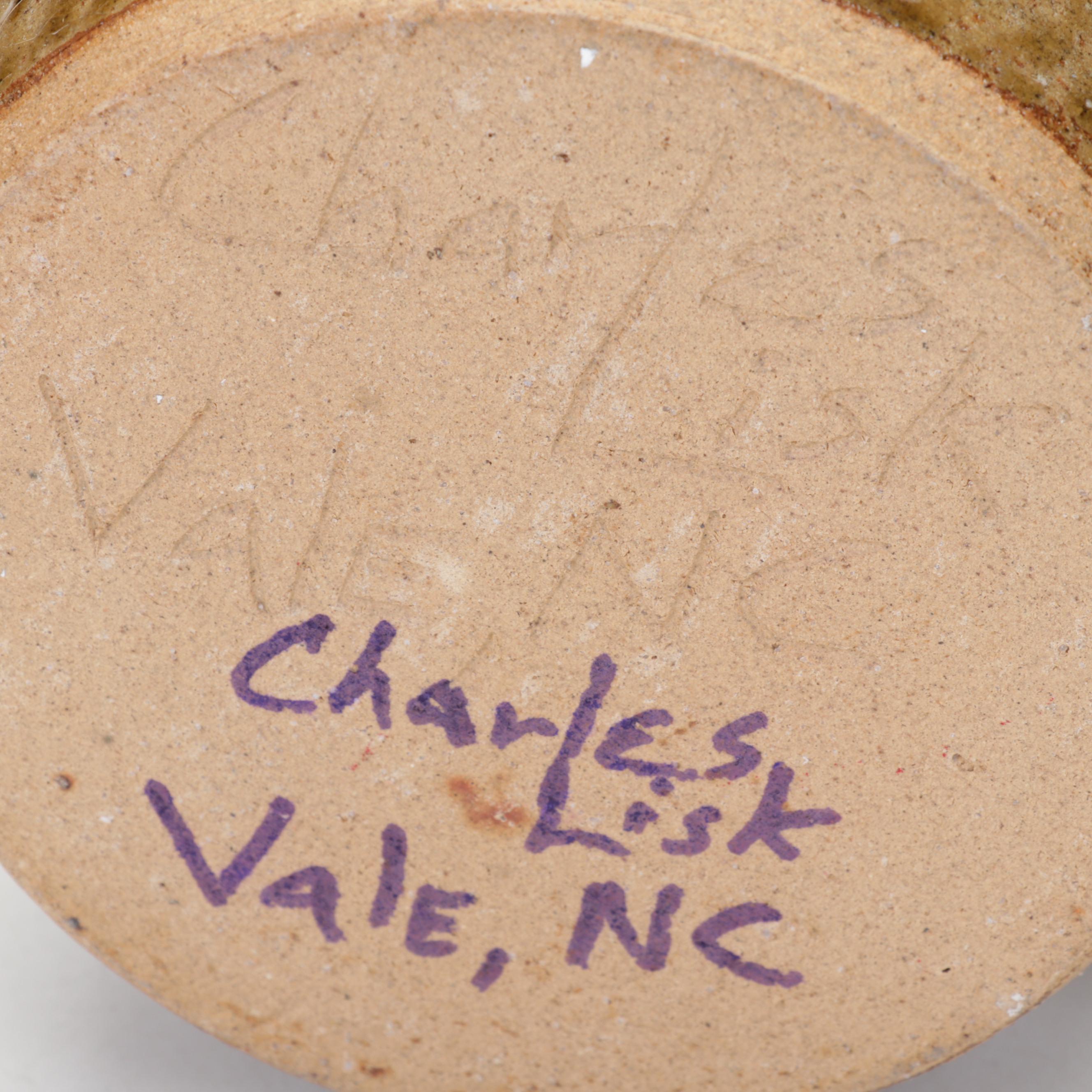 Betty Talbott and Charles Lisk with Other Studio Art Pottery Pitchers and Vases