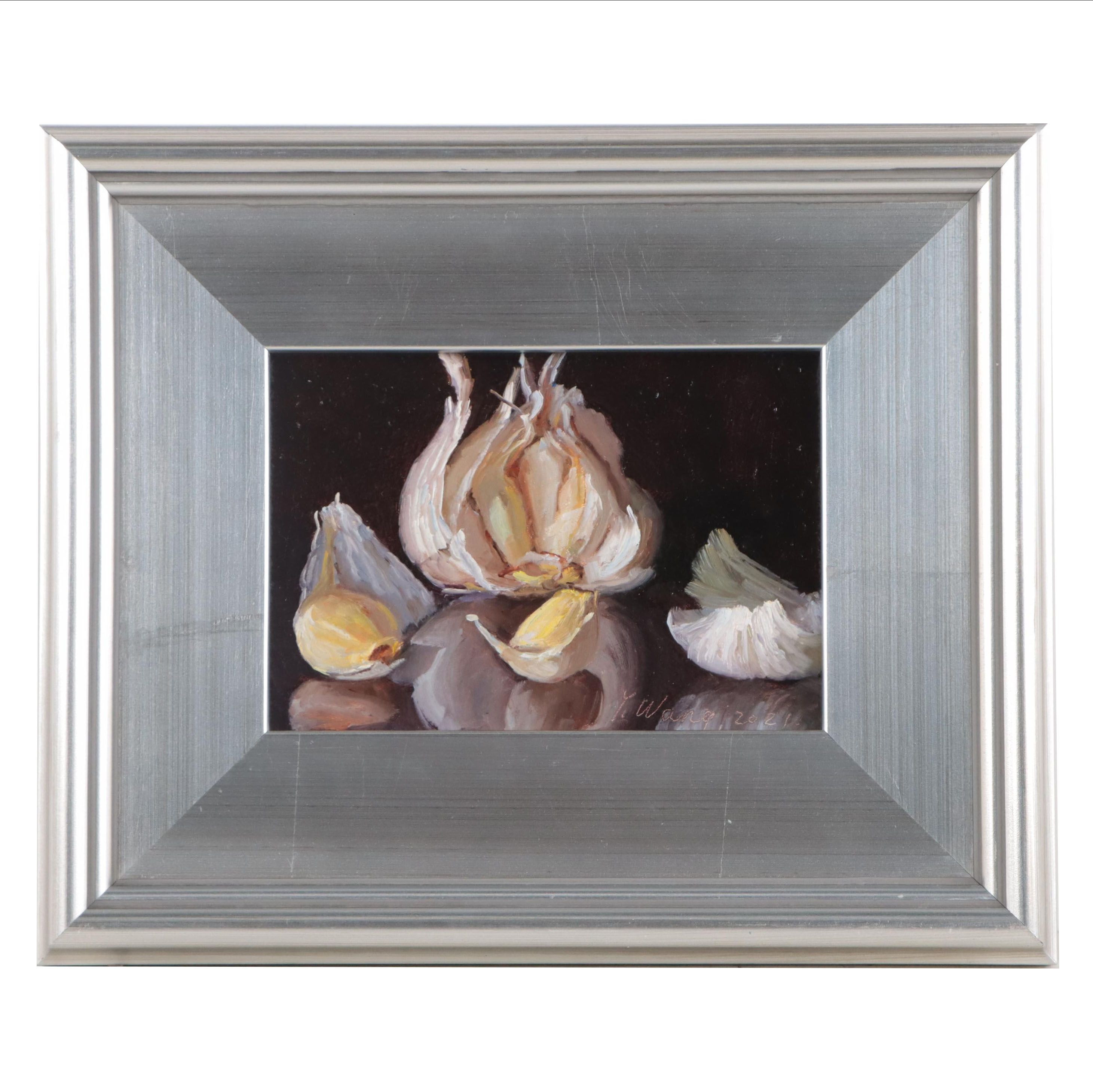 Y. Wang Still Life Oil Painting, 2021
