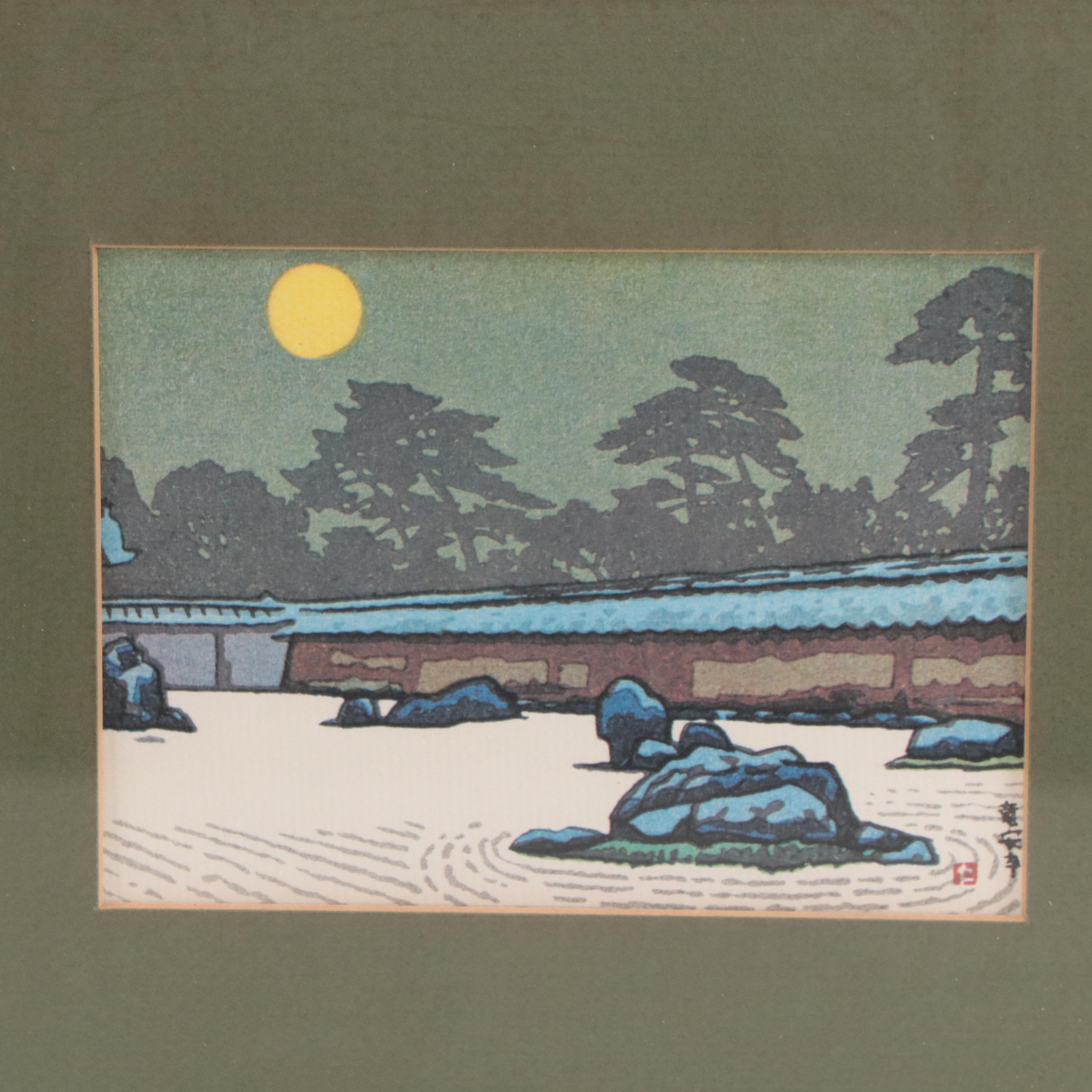 Offset Lithographs After Japanese Woodblock Postcards