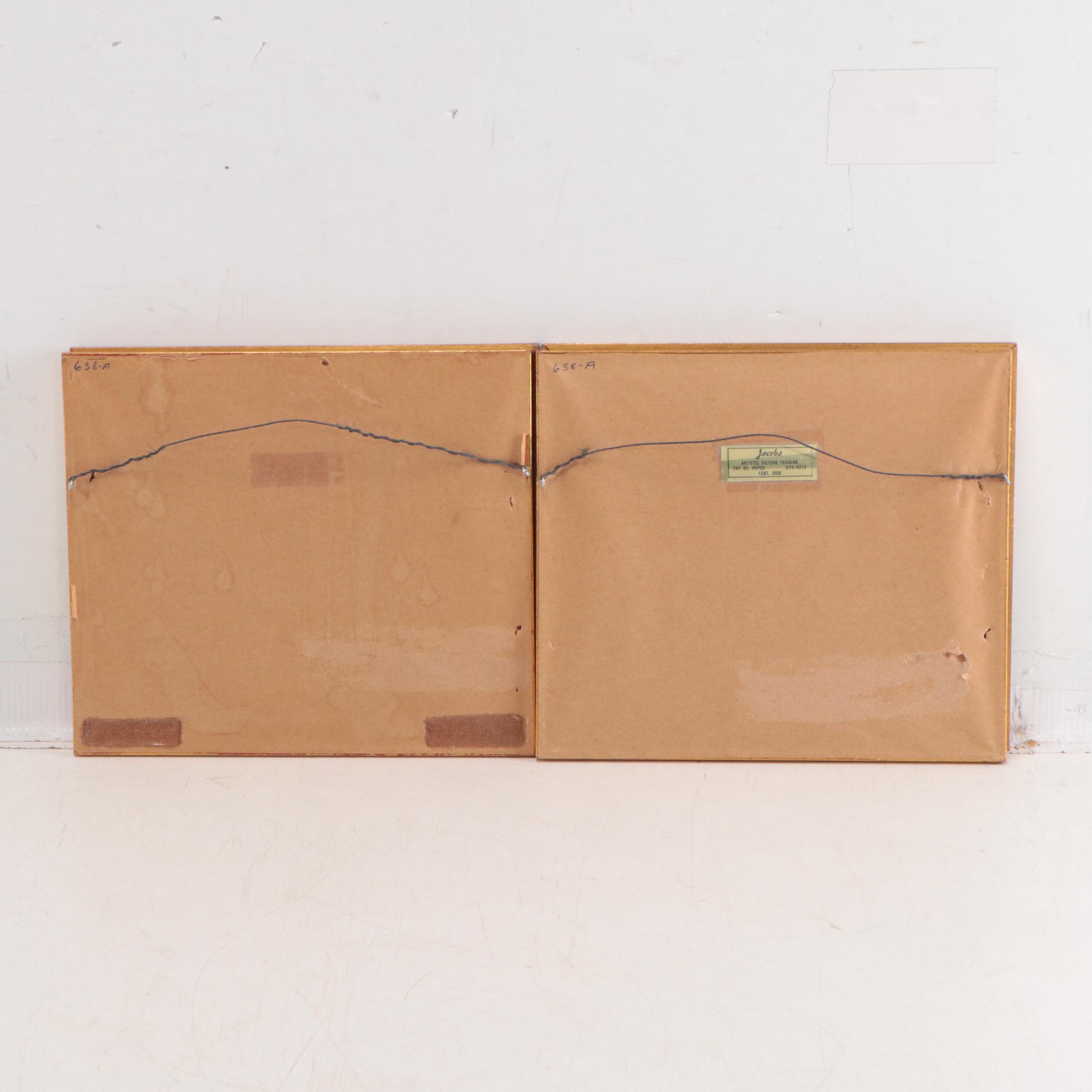 Offset Lithographs After Japanese Woodblock Postcards