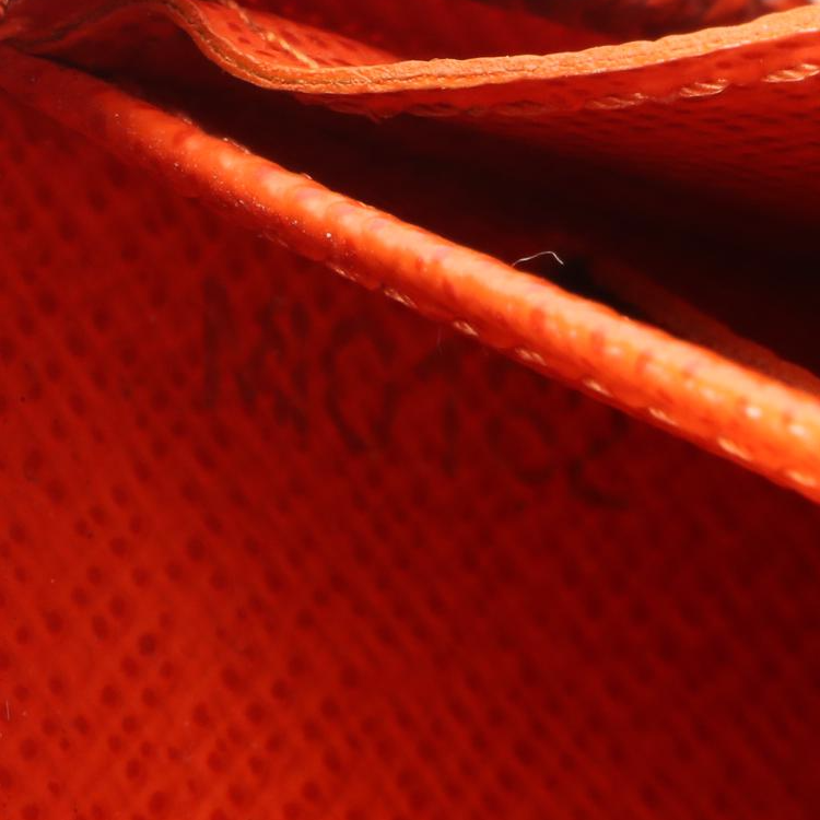 Louis Vuitton Zippy Wallet in Orange Epi Leather