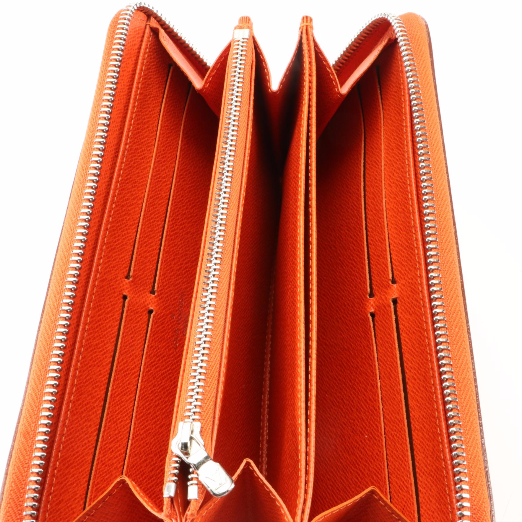 Louis Vuitton Zippy Wallet in Orange Epi Leather