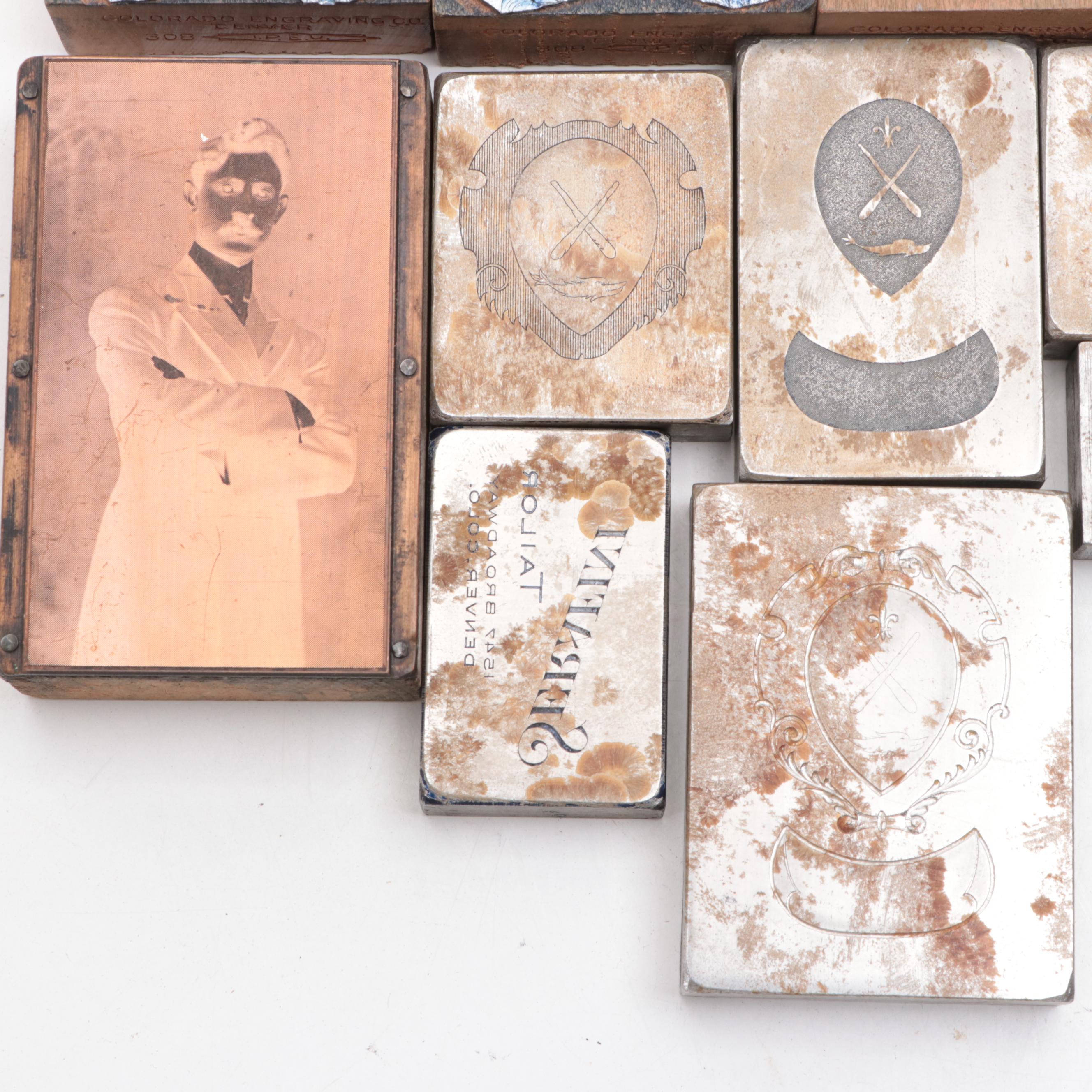 Serafini Tailors, National Association of Tailors and Other Printing Blocks