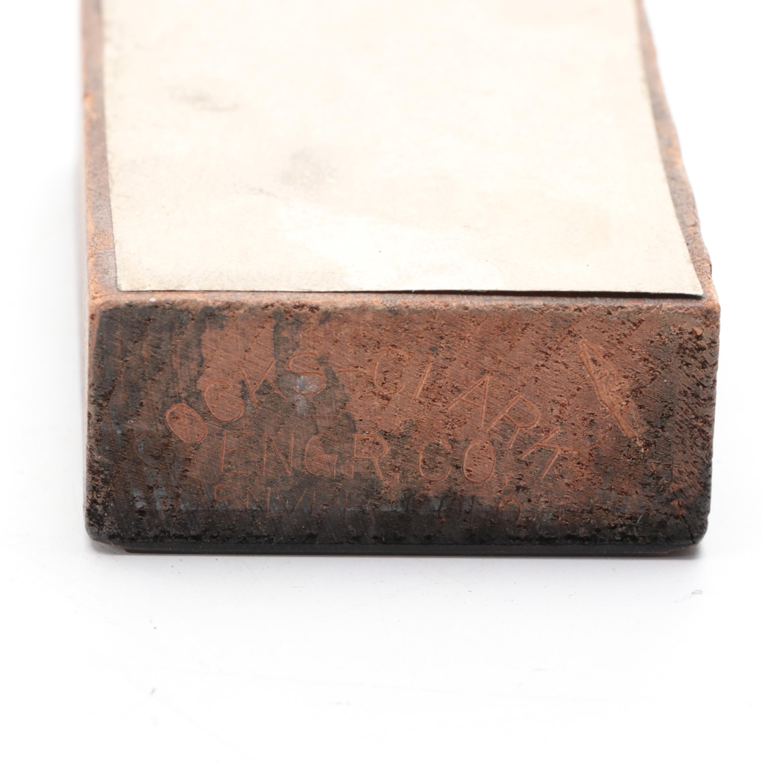 Serafini Tailors, National Association of Tailors and Other Printing Blocks