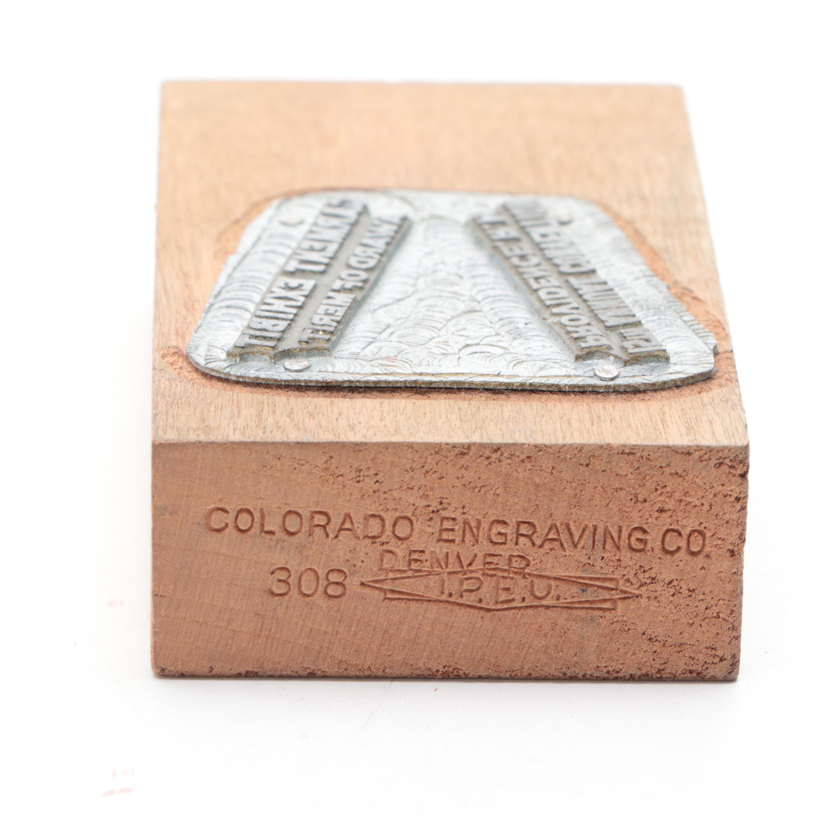 Serafini Tailors, National Association of Tailors and Other Printing Blocks