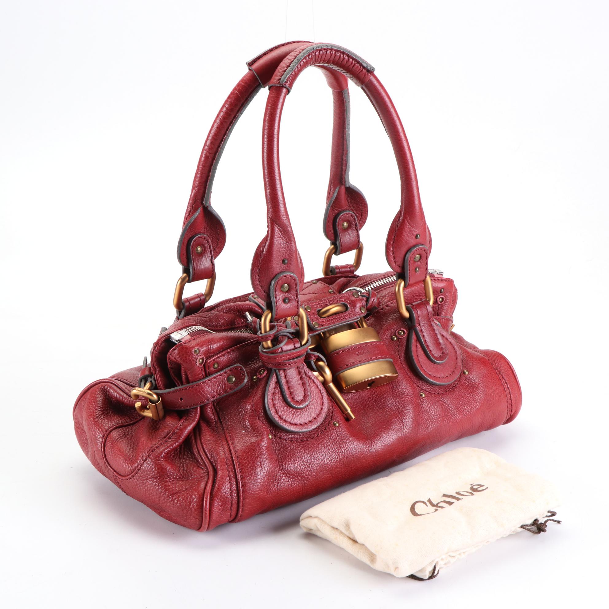 Chloé Paddington Medium Satchel in Grained Leather