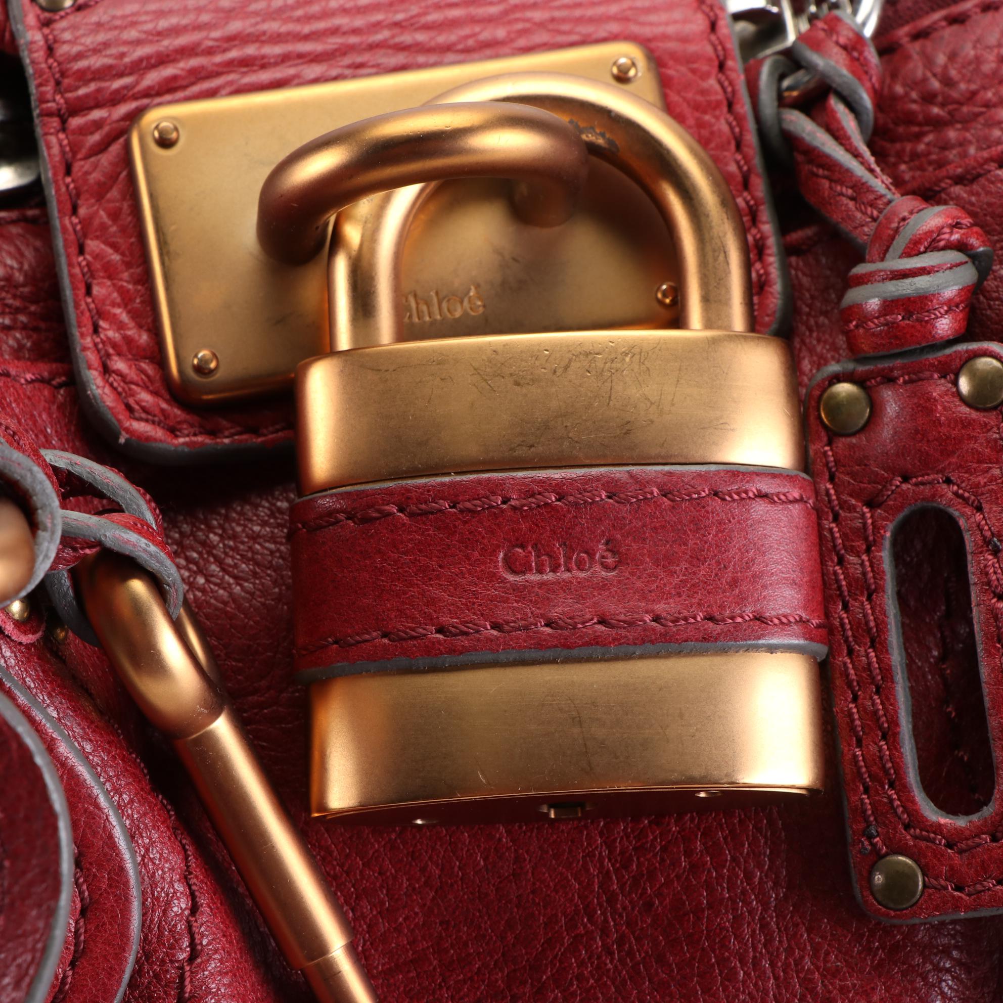 Chloé Paddington Medium Satchel in Grained Leather