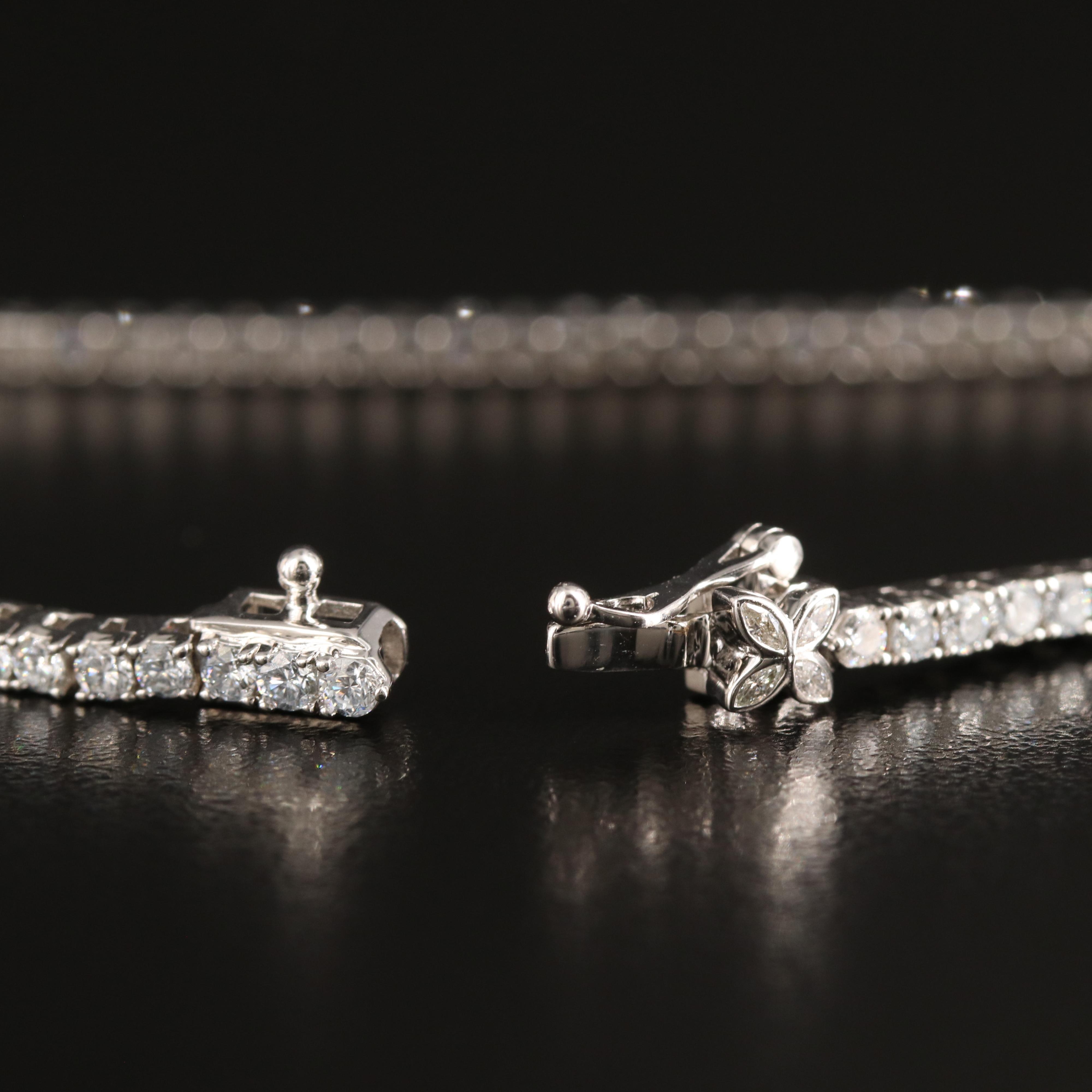 14K 3.00 CTW Lab Grown Diamond Line Bracelet with IGI Report