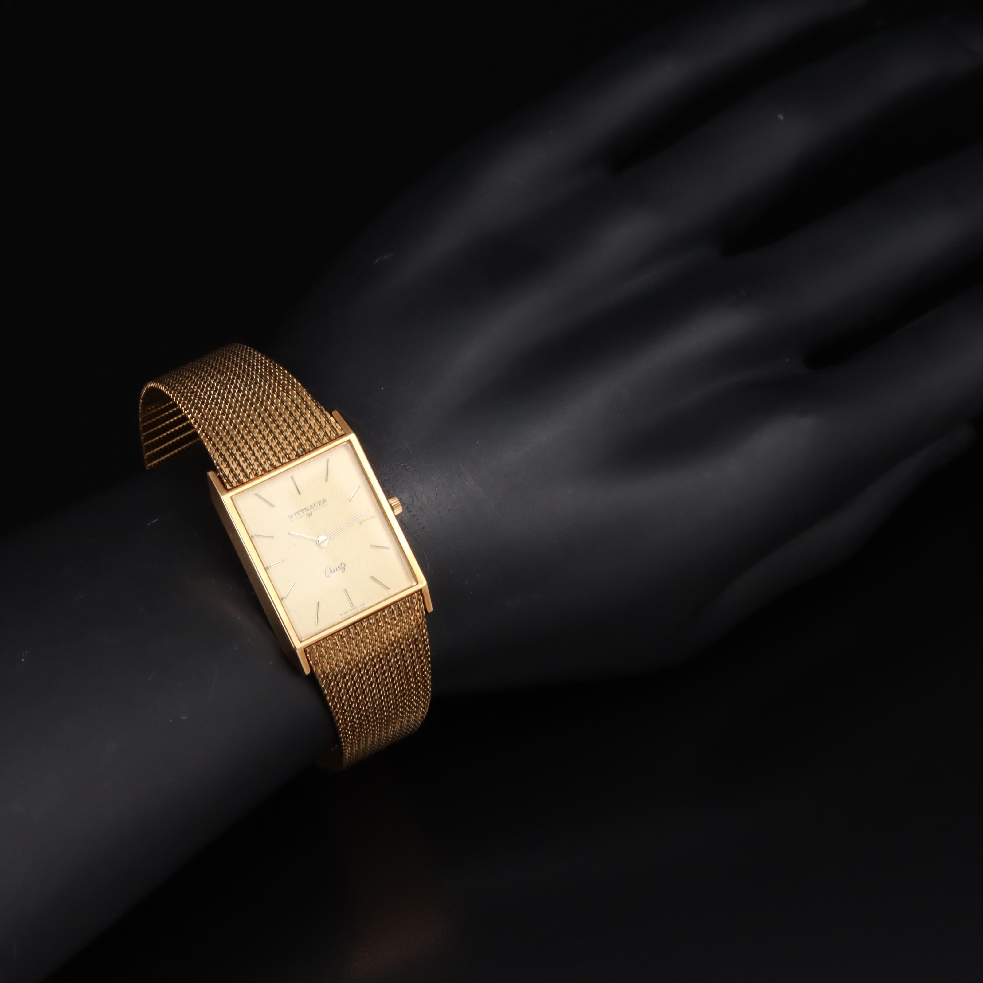 Wittnauer Gold-Tone Quartz Watch