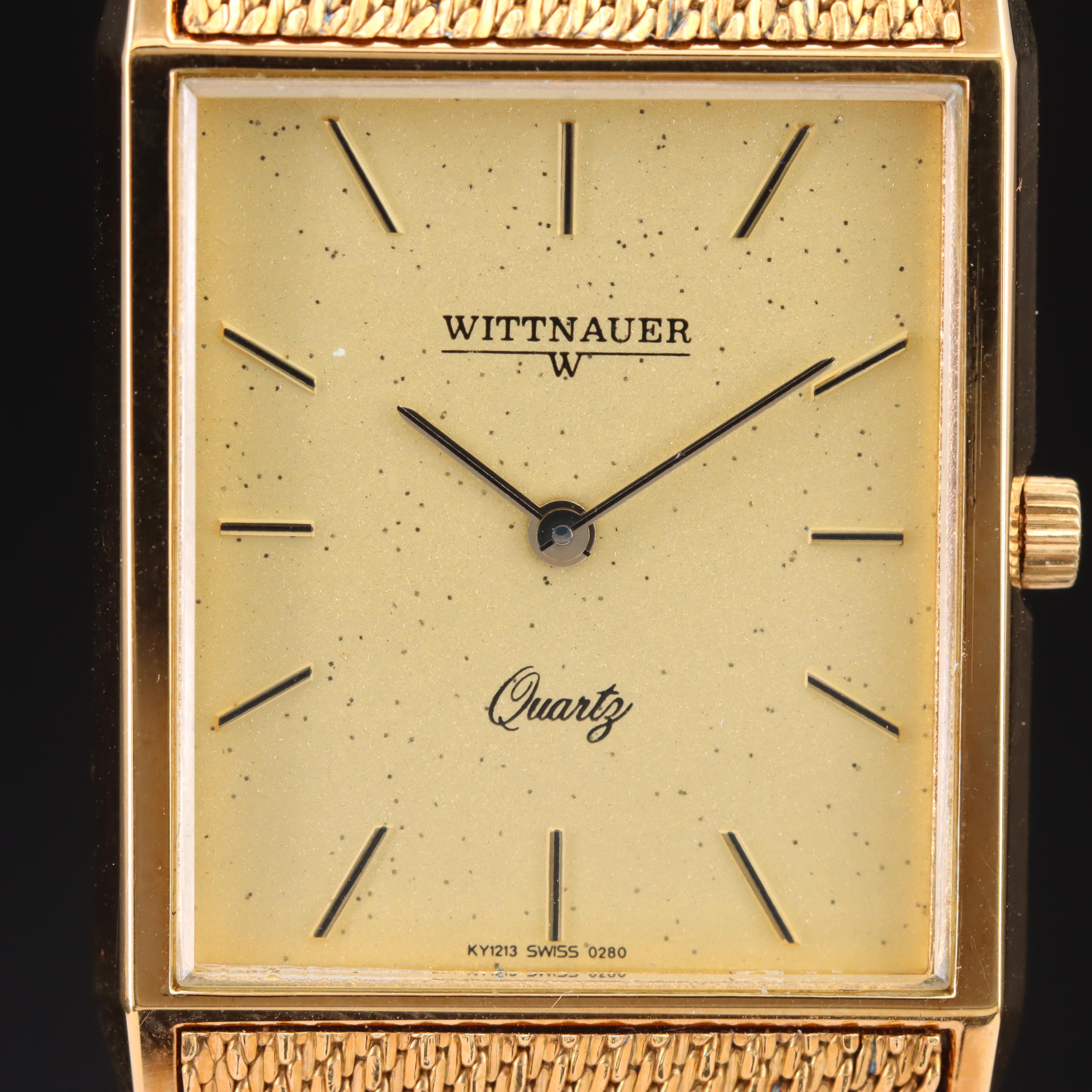Wittnauer Gold-Tone Quartz Watch