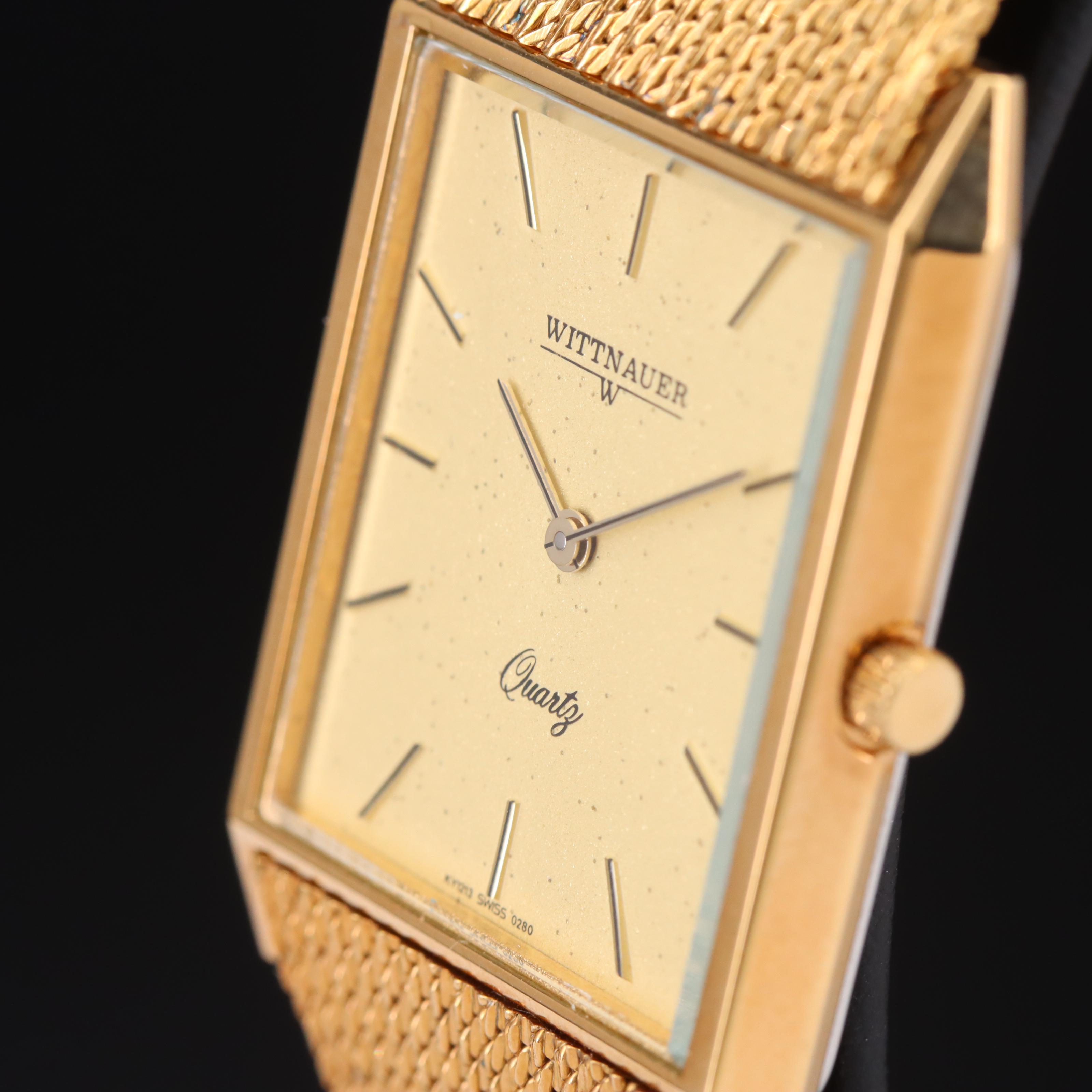 Wittnauer Gold-Tone Quartz Watch