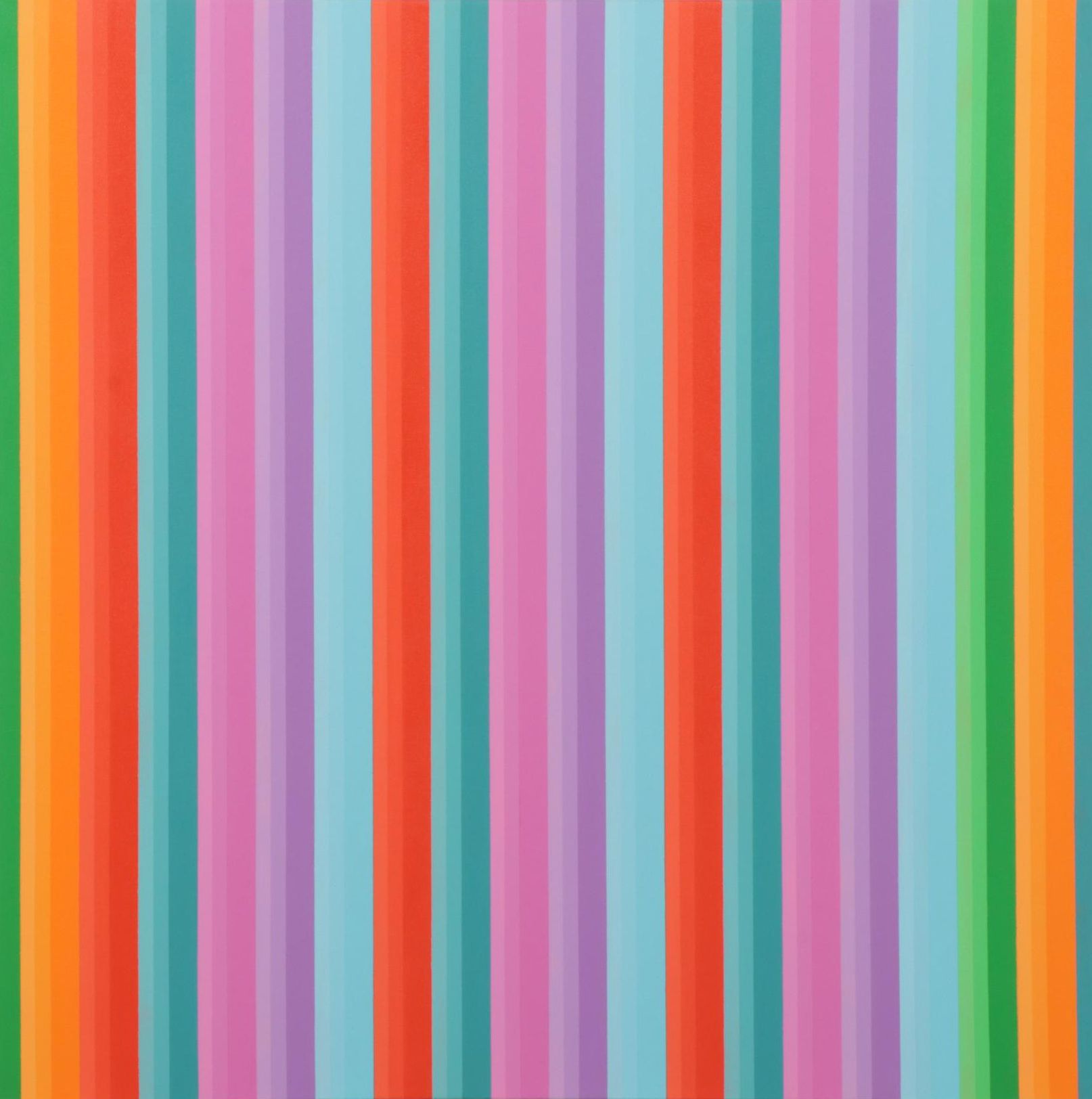 deSanto Op Art Acrylic Painting "Glow IV," 2023