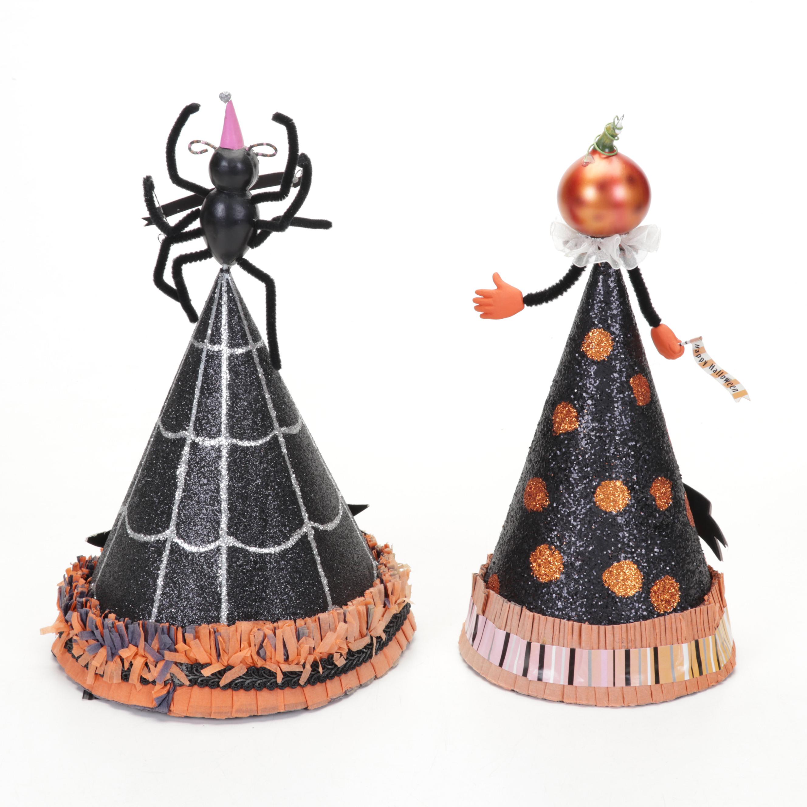 Margo Hubka with Other Dolls and Halloween Décor