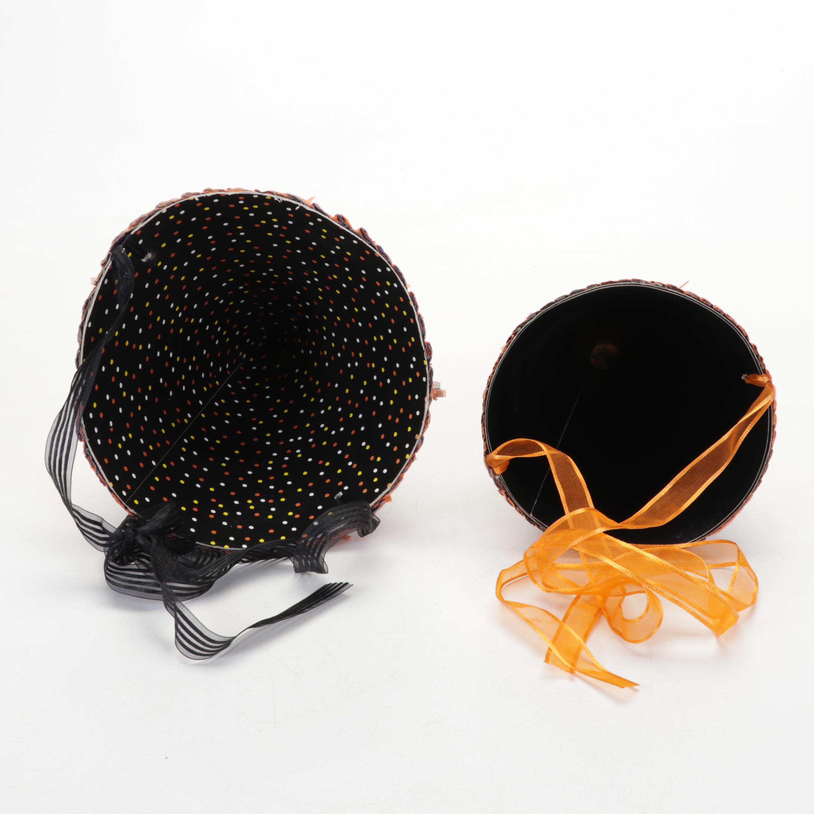 Margo Hubka with Other Dolls and Halloween Décor