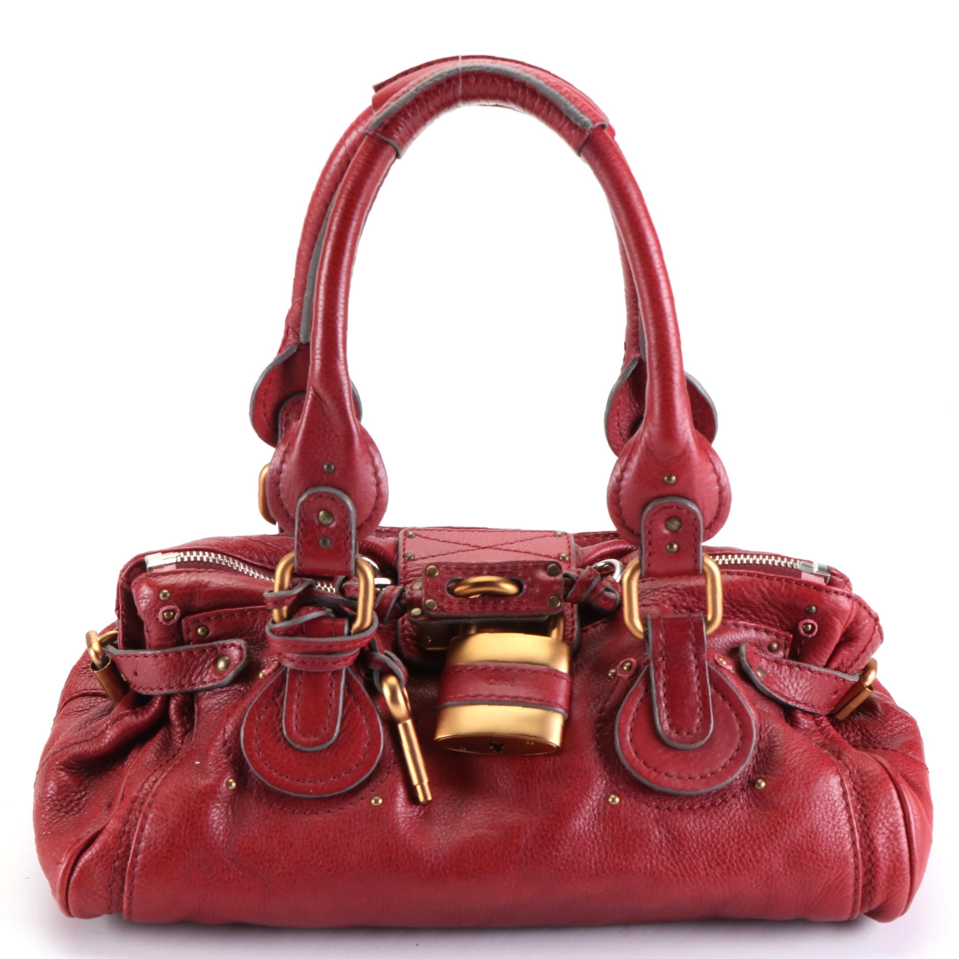 Chloé Paddington Medium Satchel in Grained Leather