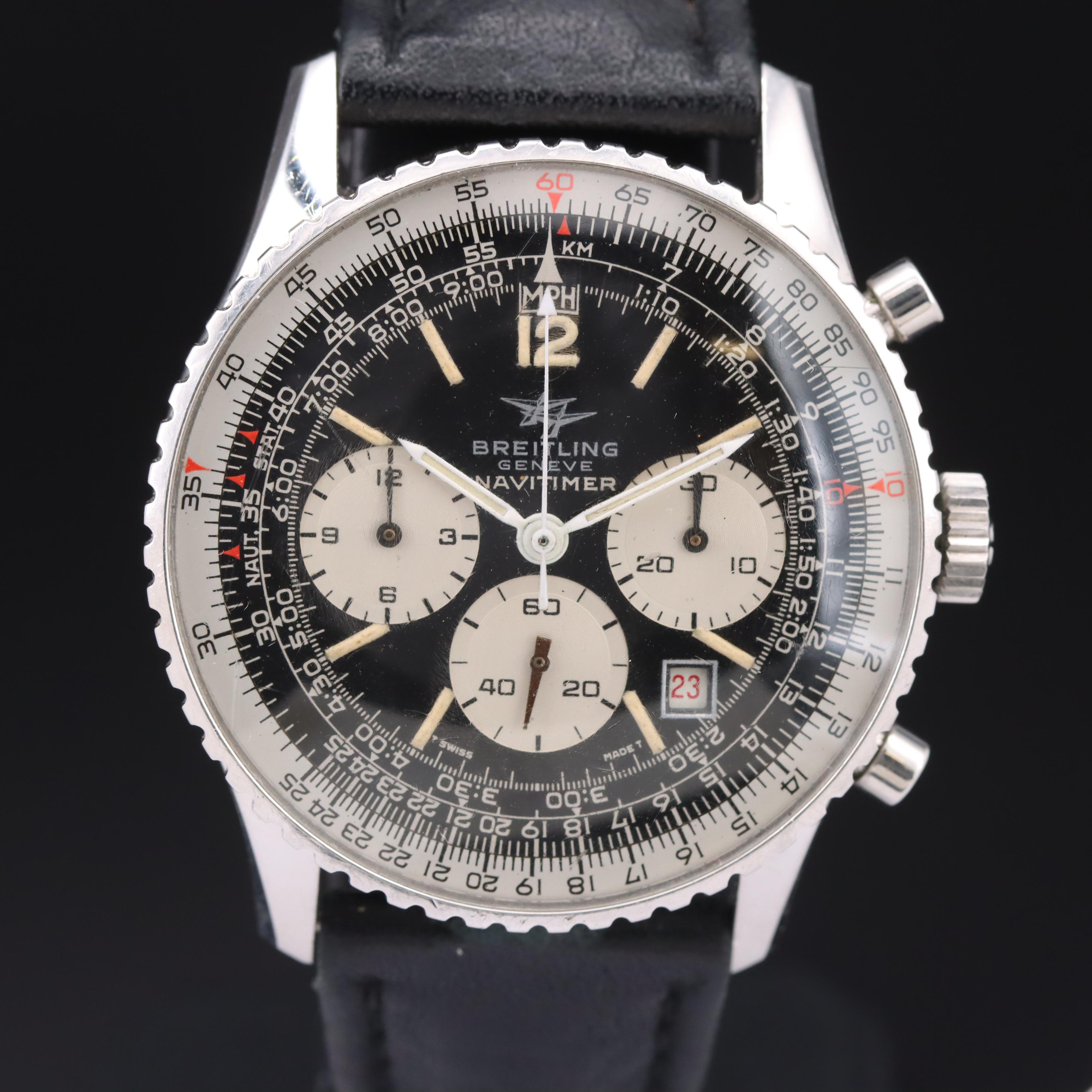 1973 Breitling Double Plane Logo Navitimer 7806 Watch