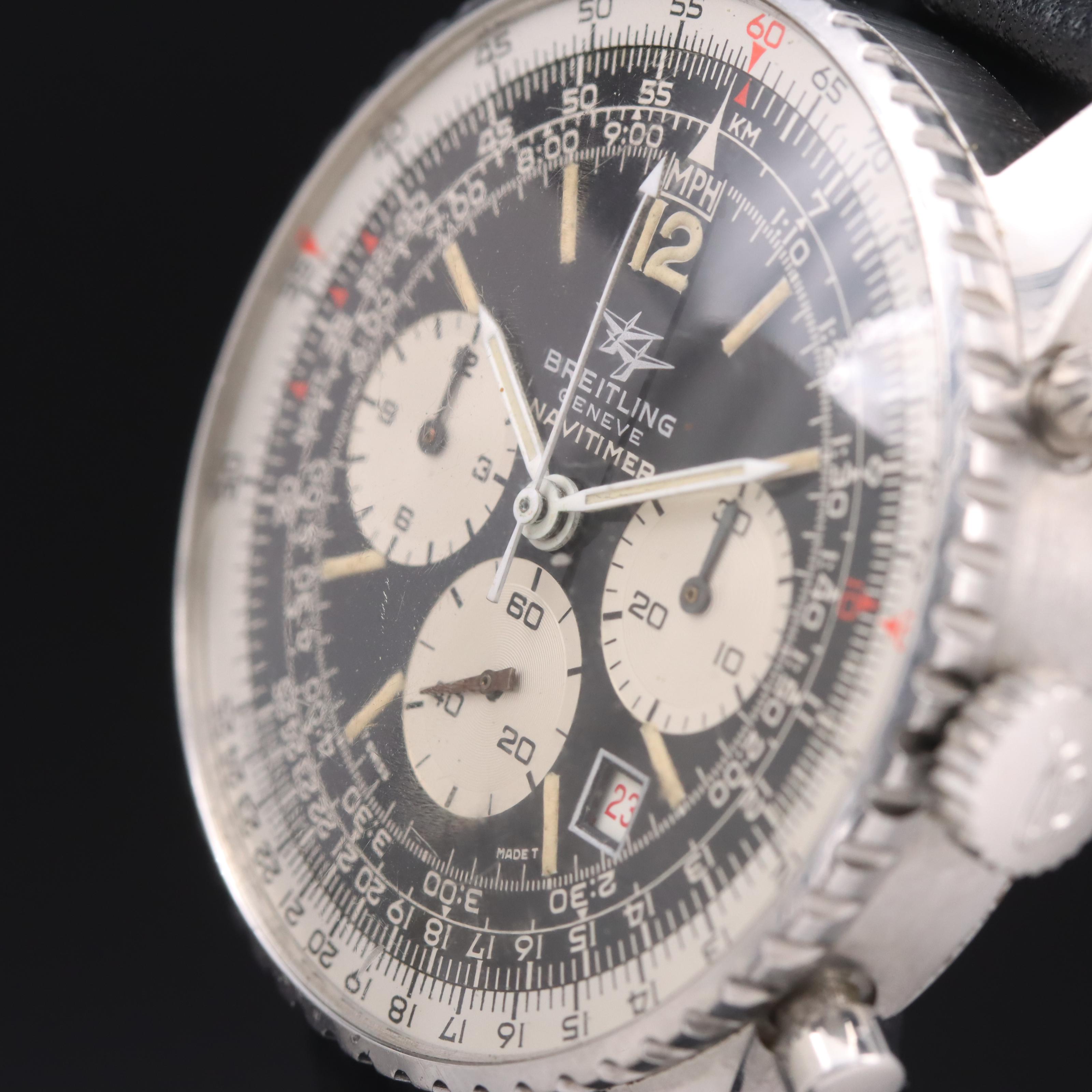 1973 Breitling Double Plane Logo Navitimer 7806 Watch