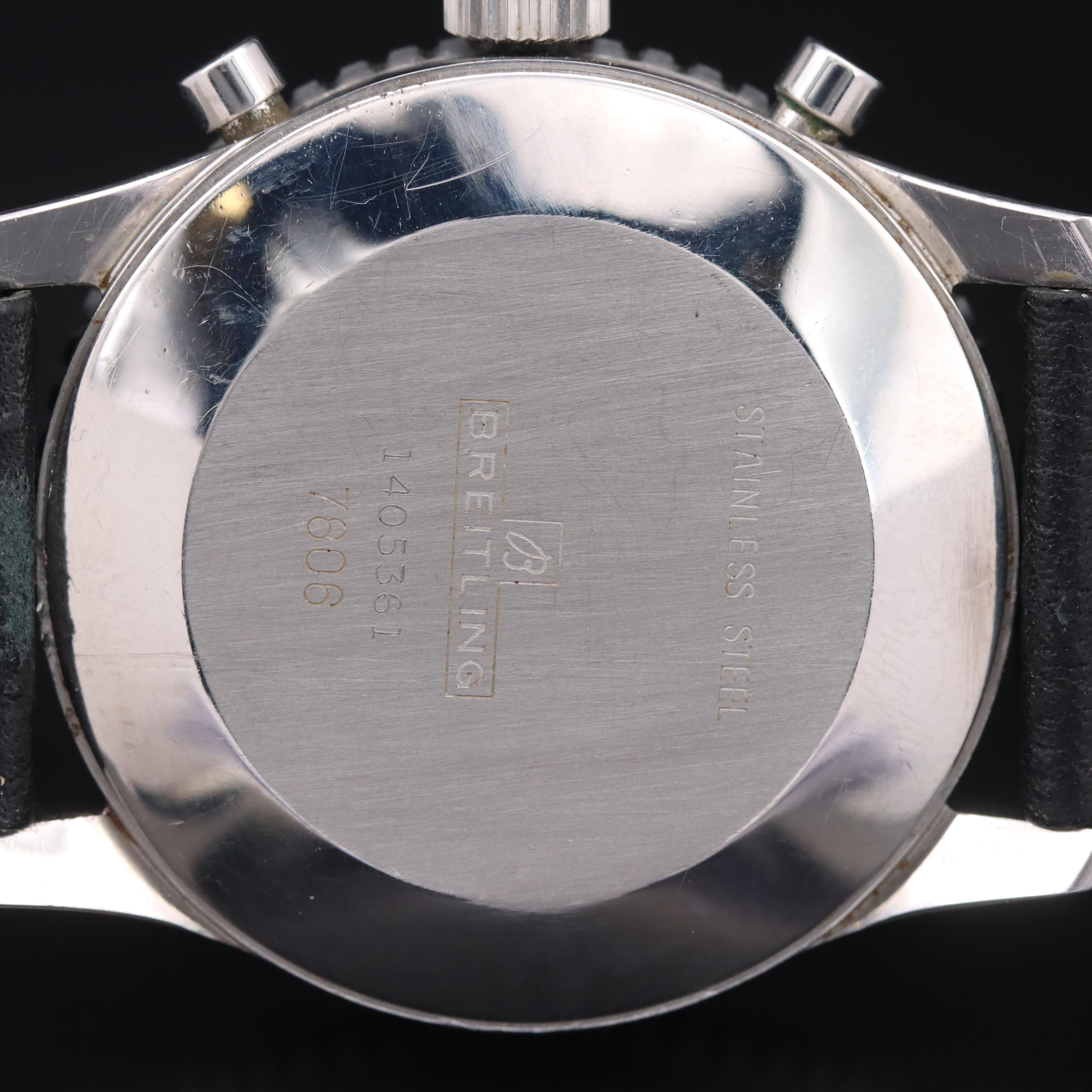 1973 Breitling Double Plane Logo Navitimer 7806 Watch